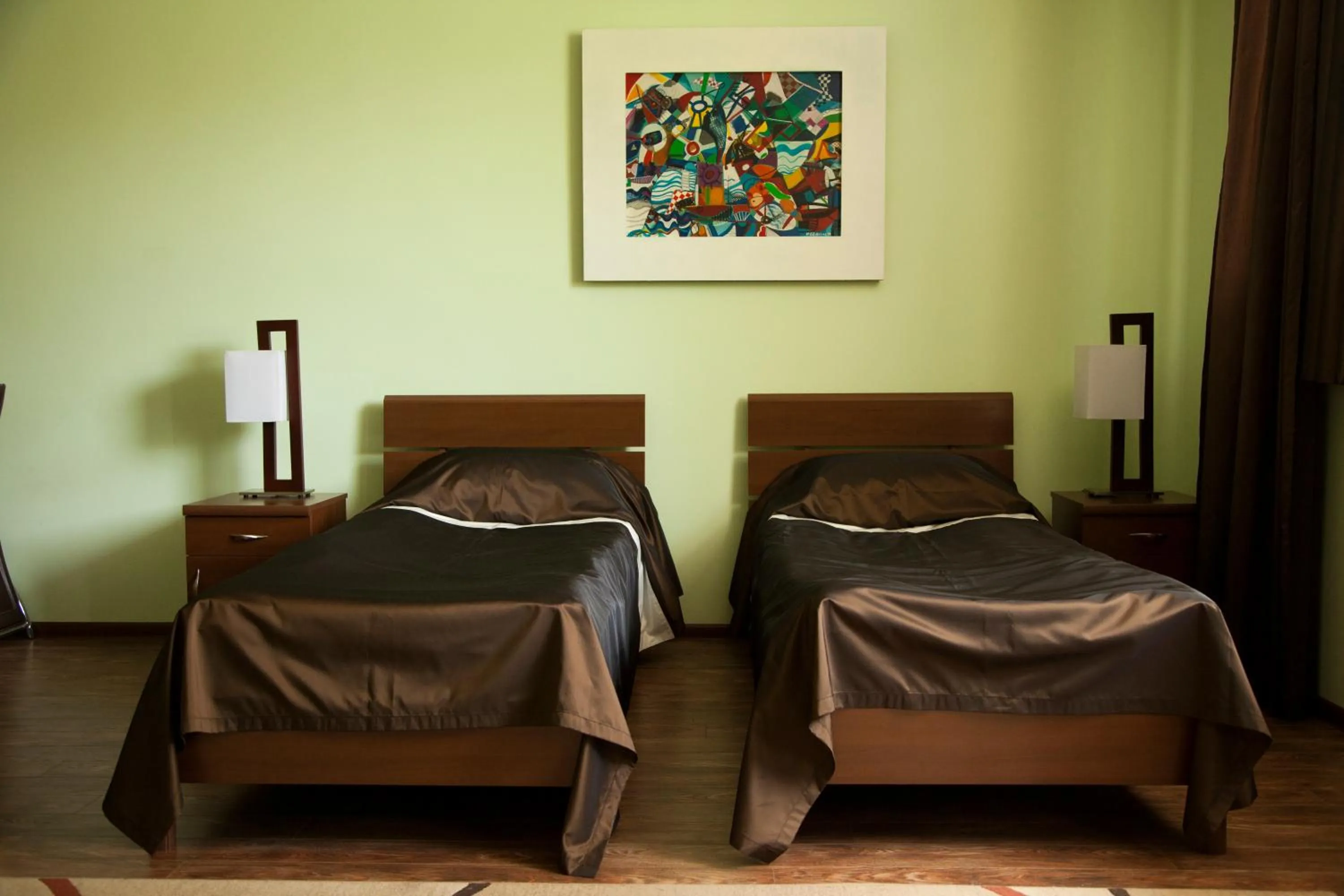 Bed in Hin Yerevantsi Hotel