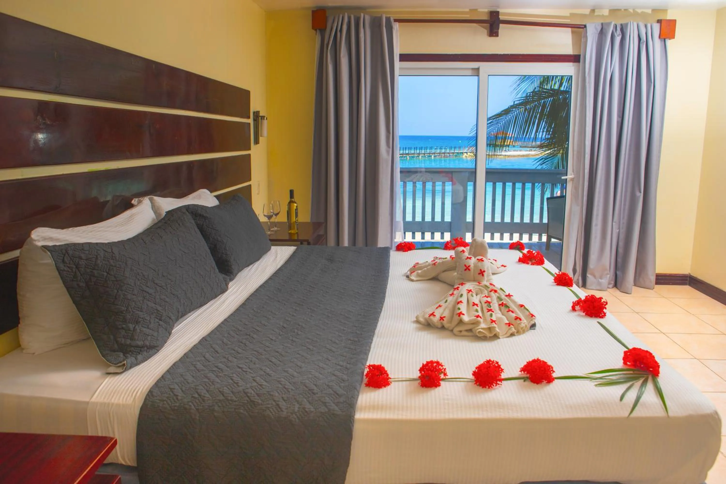 Bed in Fantasy Island Beach Resort and Marina - All Inclusive