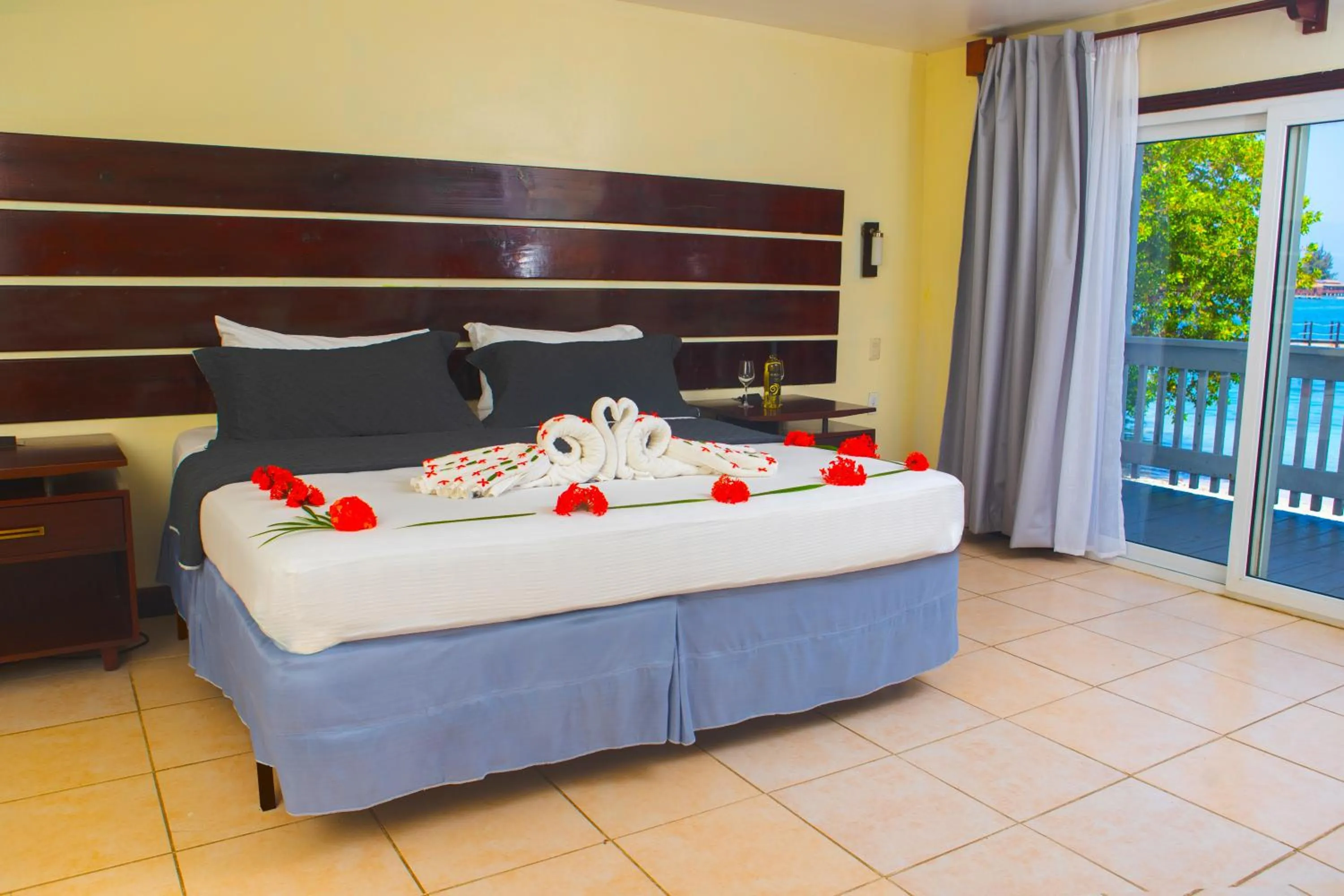 Bed in Fantasy Island Beach Resort and Marina - All Inclusive