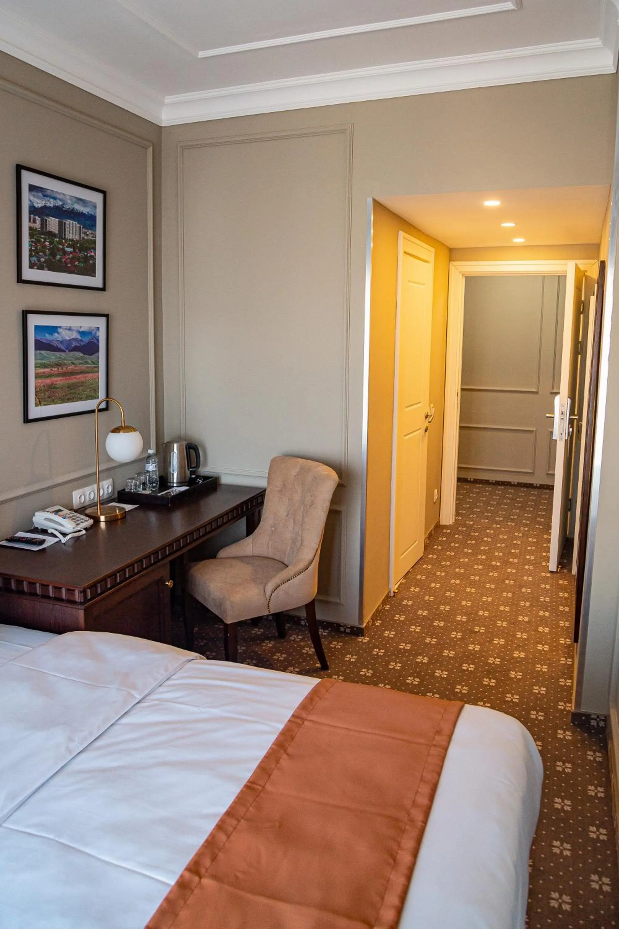 Photo of the whole room, Bed in Almaty Hotel