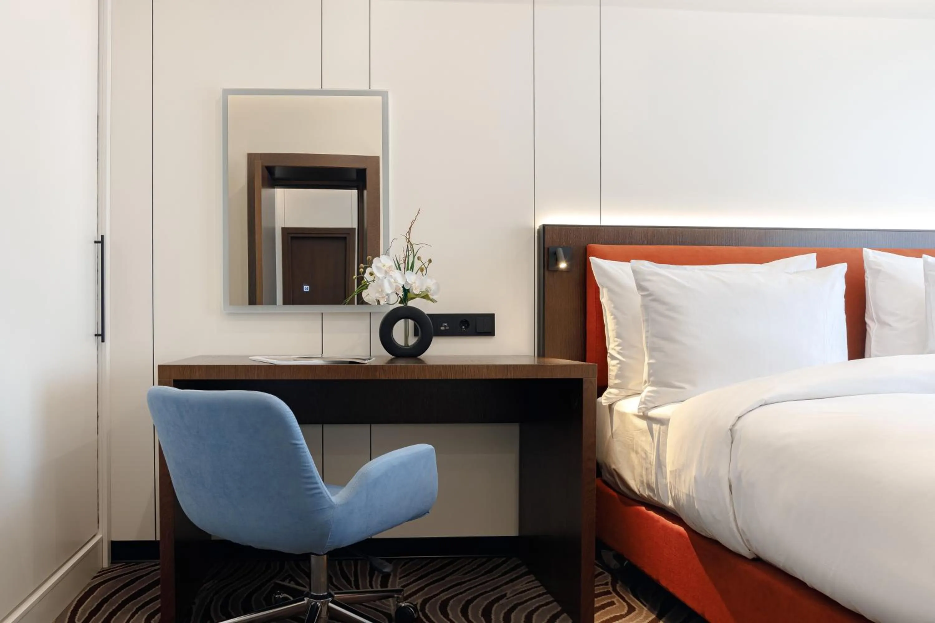 Bedroom, Bed in Almaty Hotel