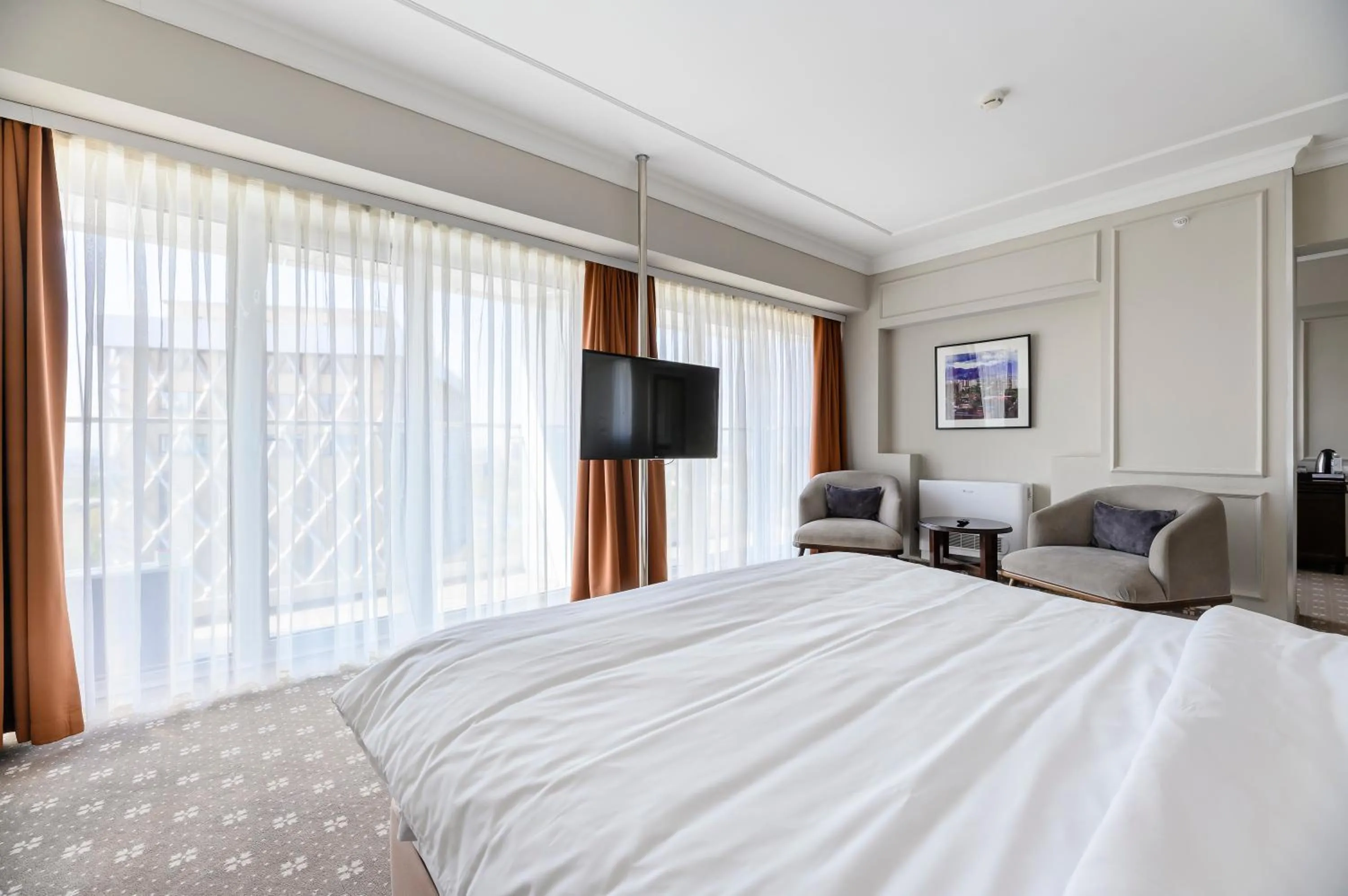 Photo of the whole room, Bed in Almaty Hotel