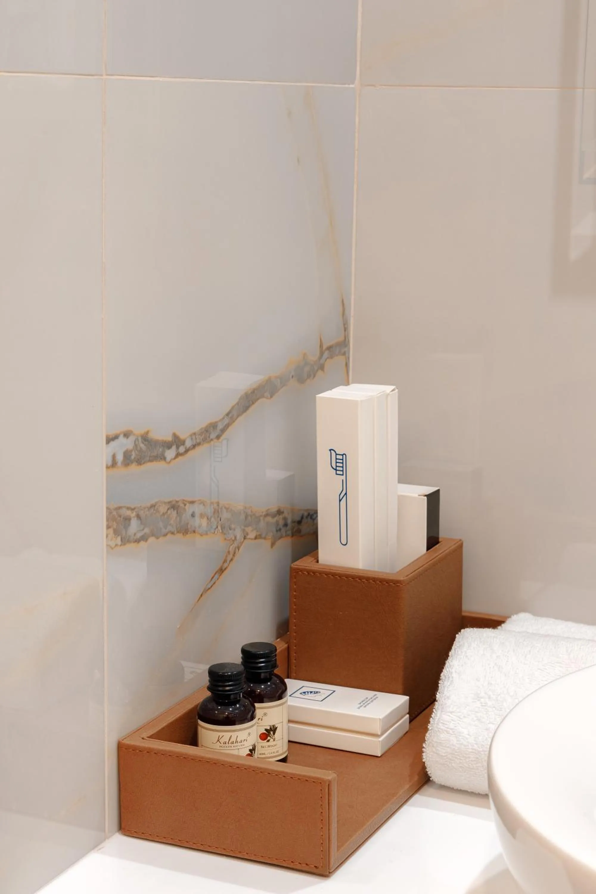 towels, Bed in Almaty Hotel