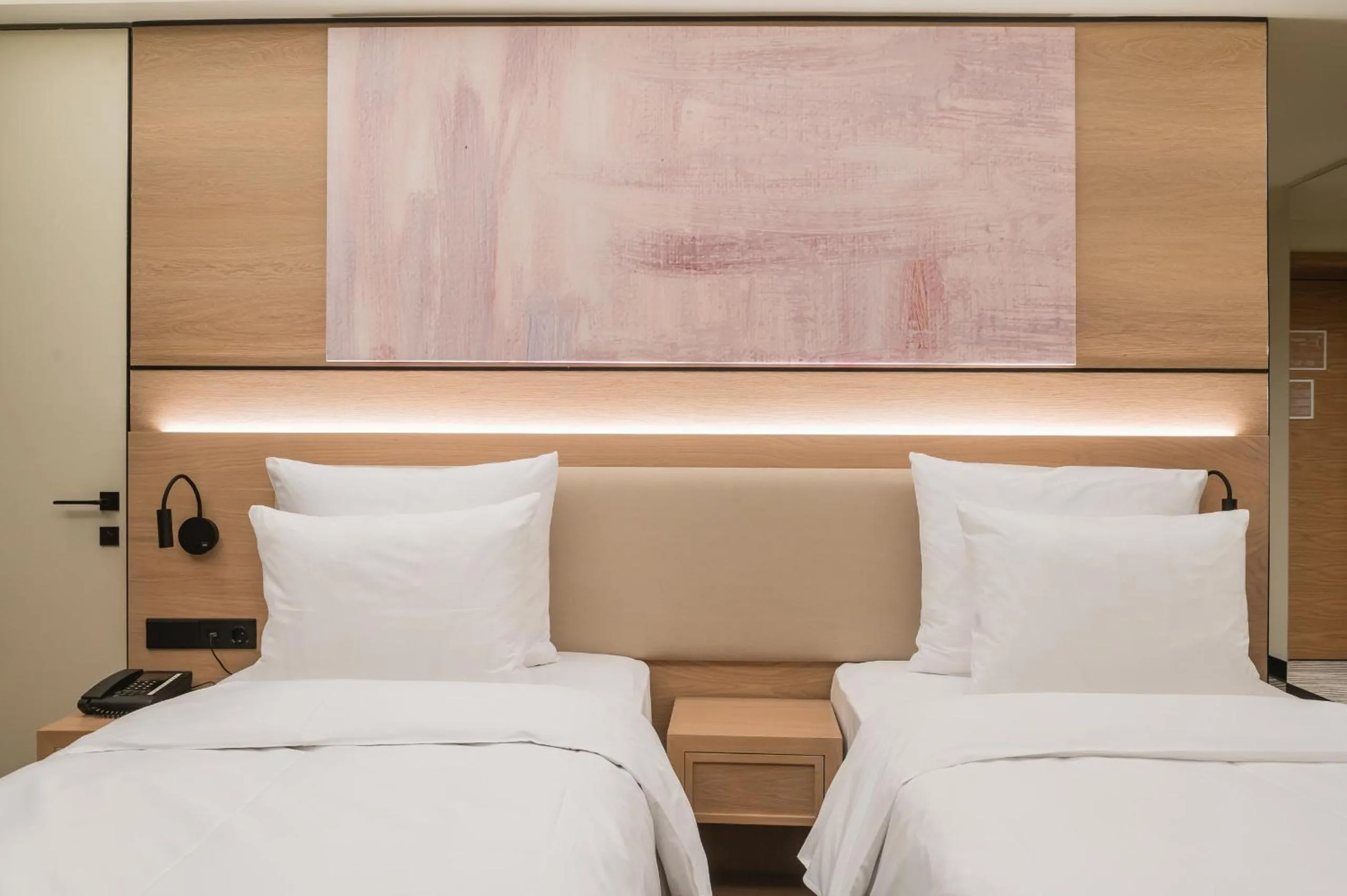 Photo of the whole room, Bed in Almaty Hotel