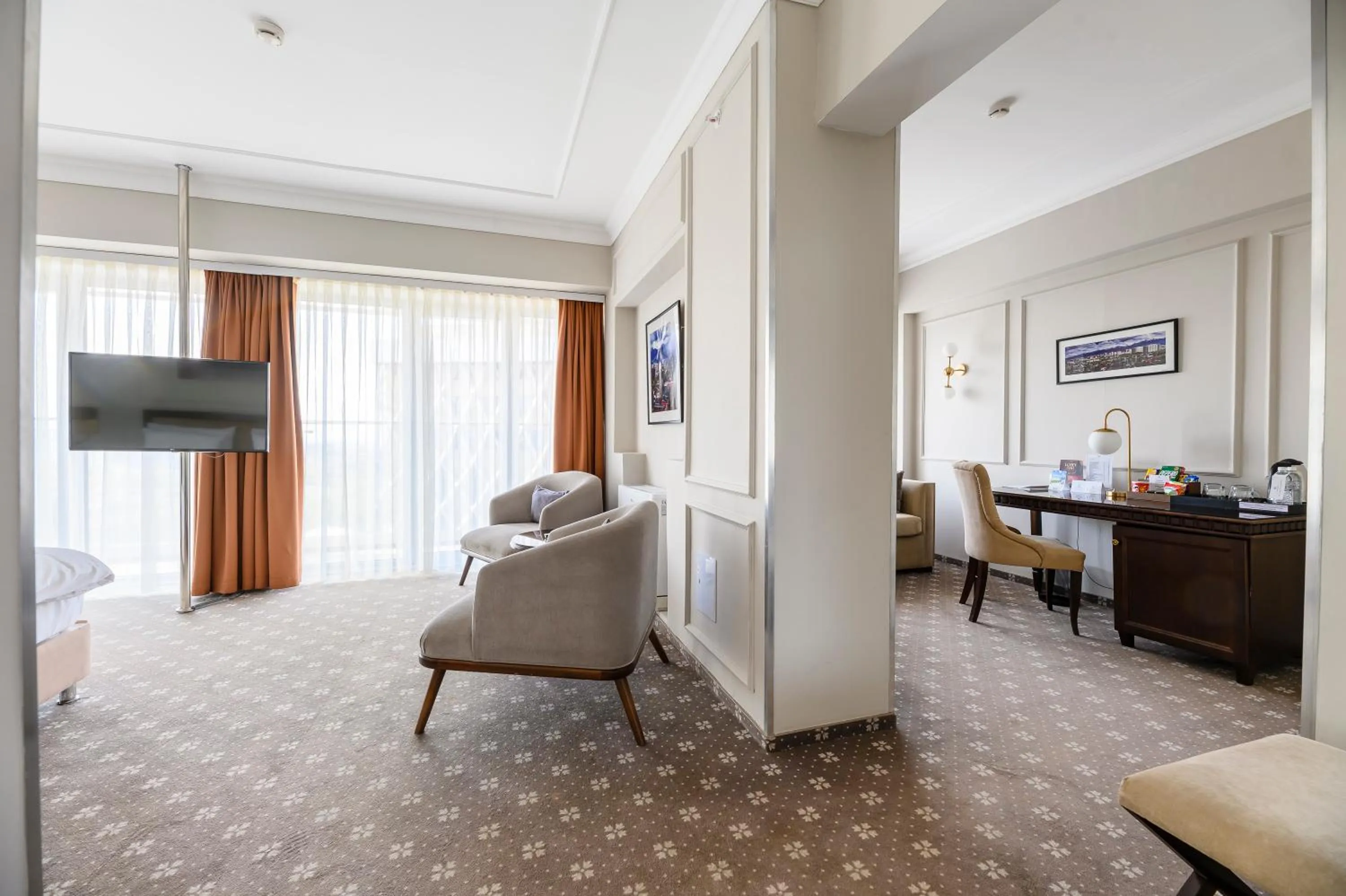 Photo of the whole room, Bed in Almaty Hotel