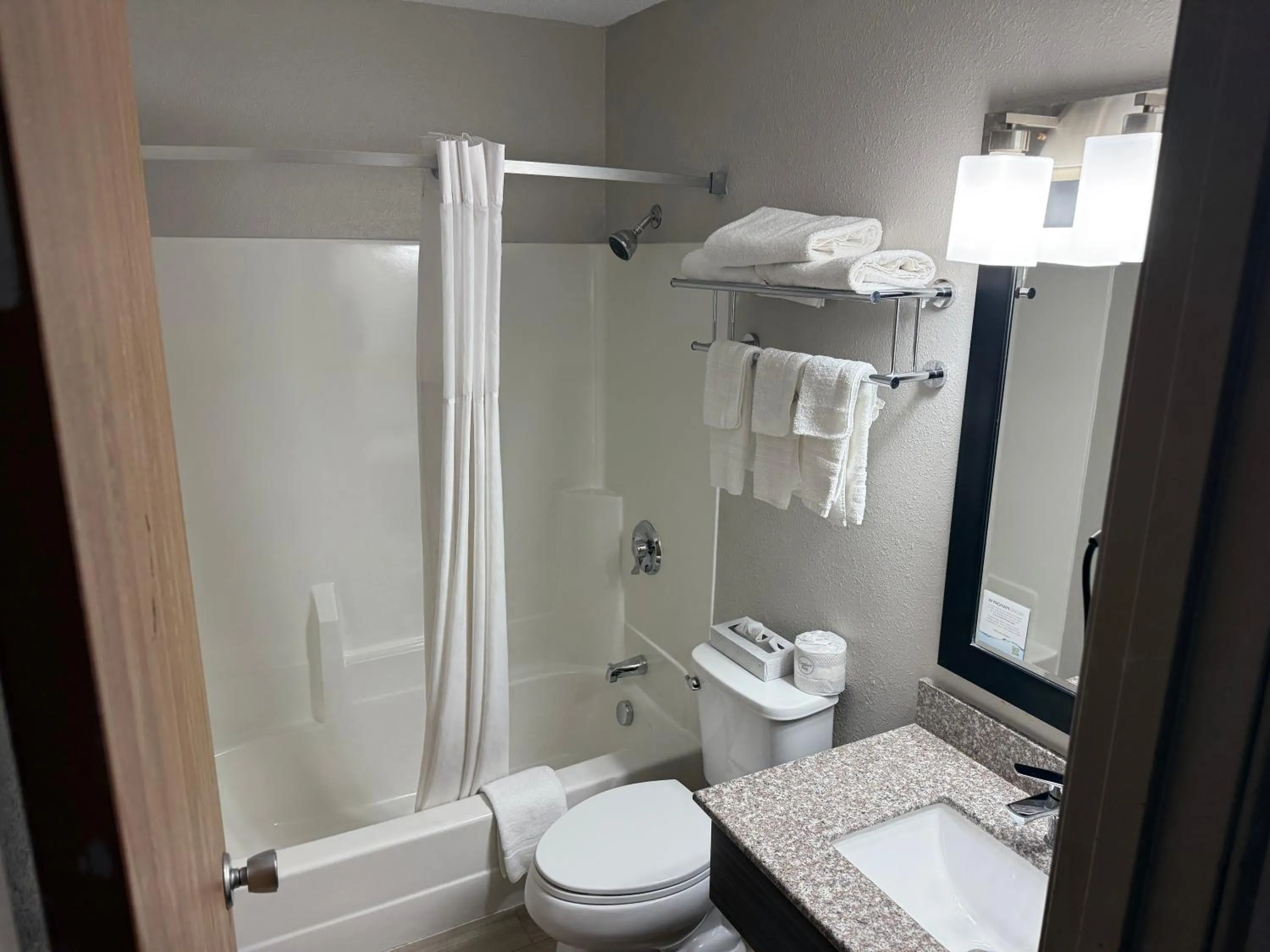 Toilet in Days Inn by Wyndham Muncie -Ball State University
