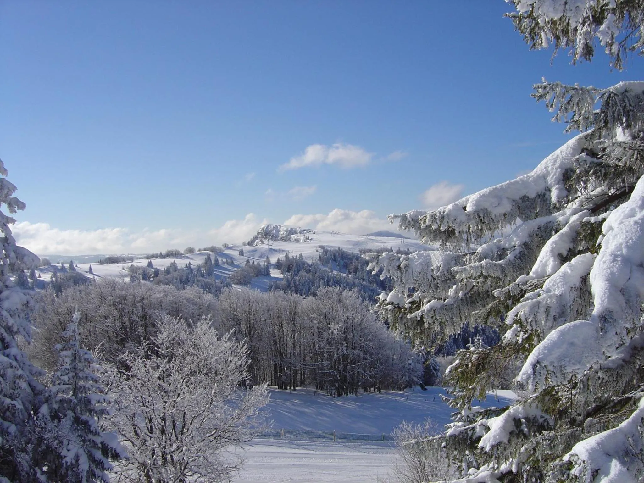 Natural landscape in Azureva Métabief