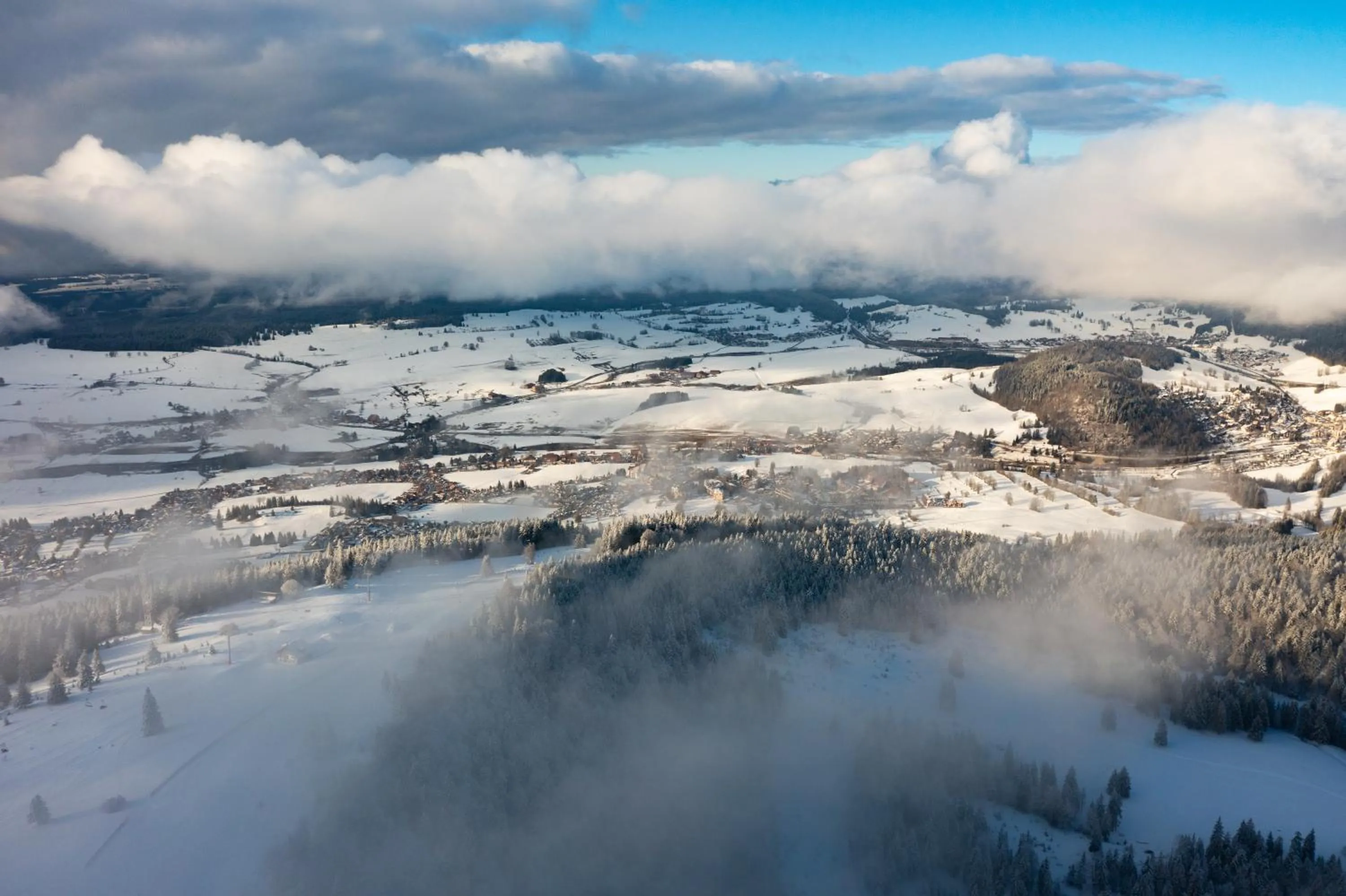 Skiing in Azureva Métabief
