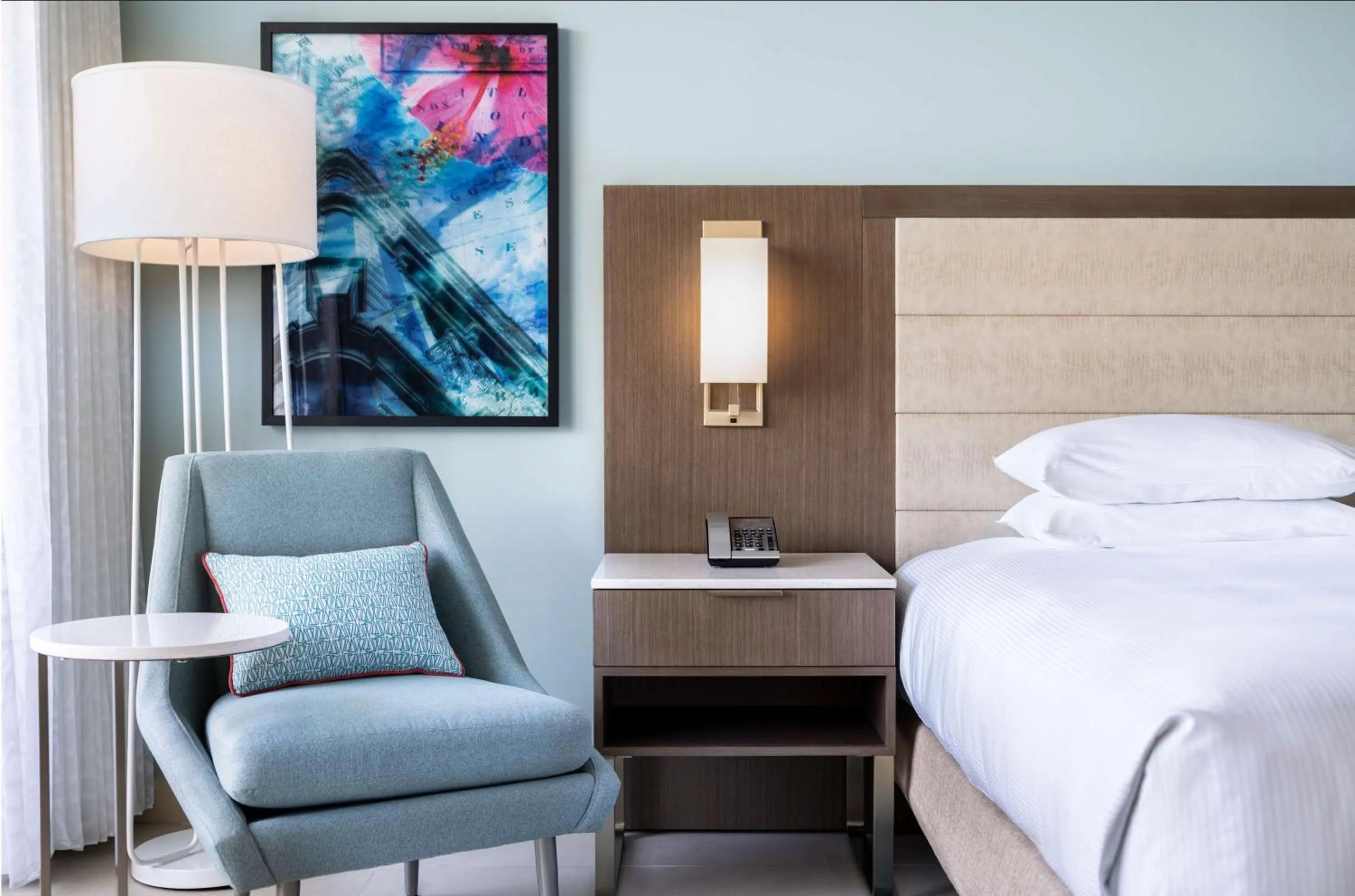 Living room, Bed in Caribe Hilton