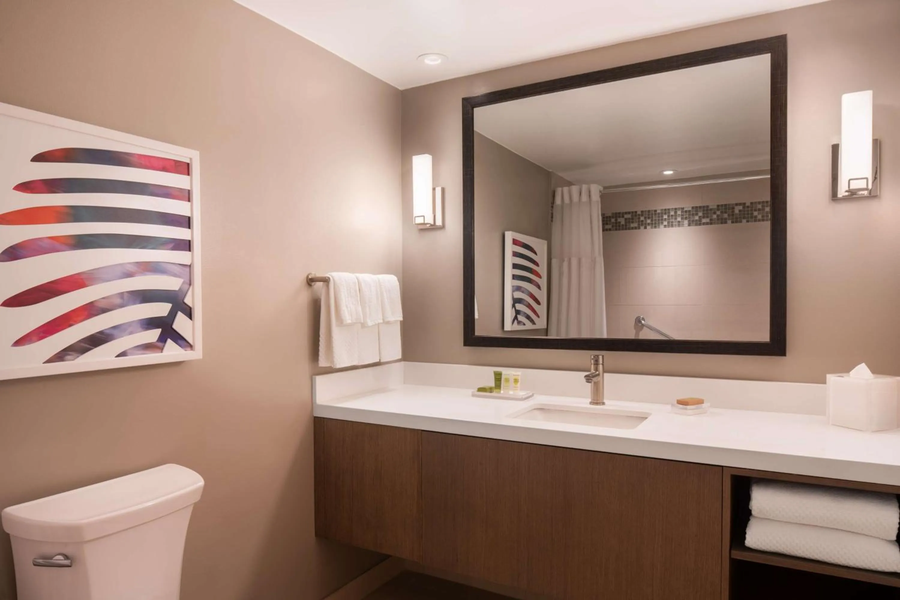 Bathroom in Caribe Hilton