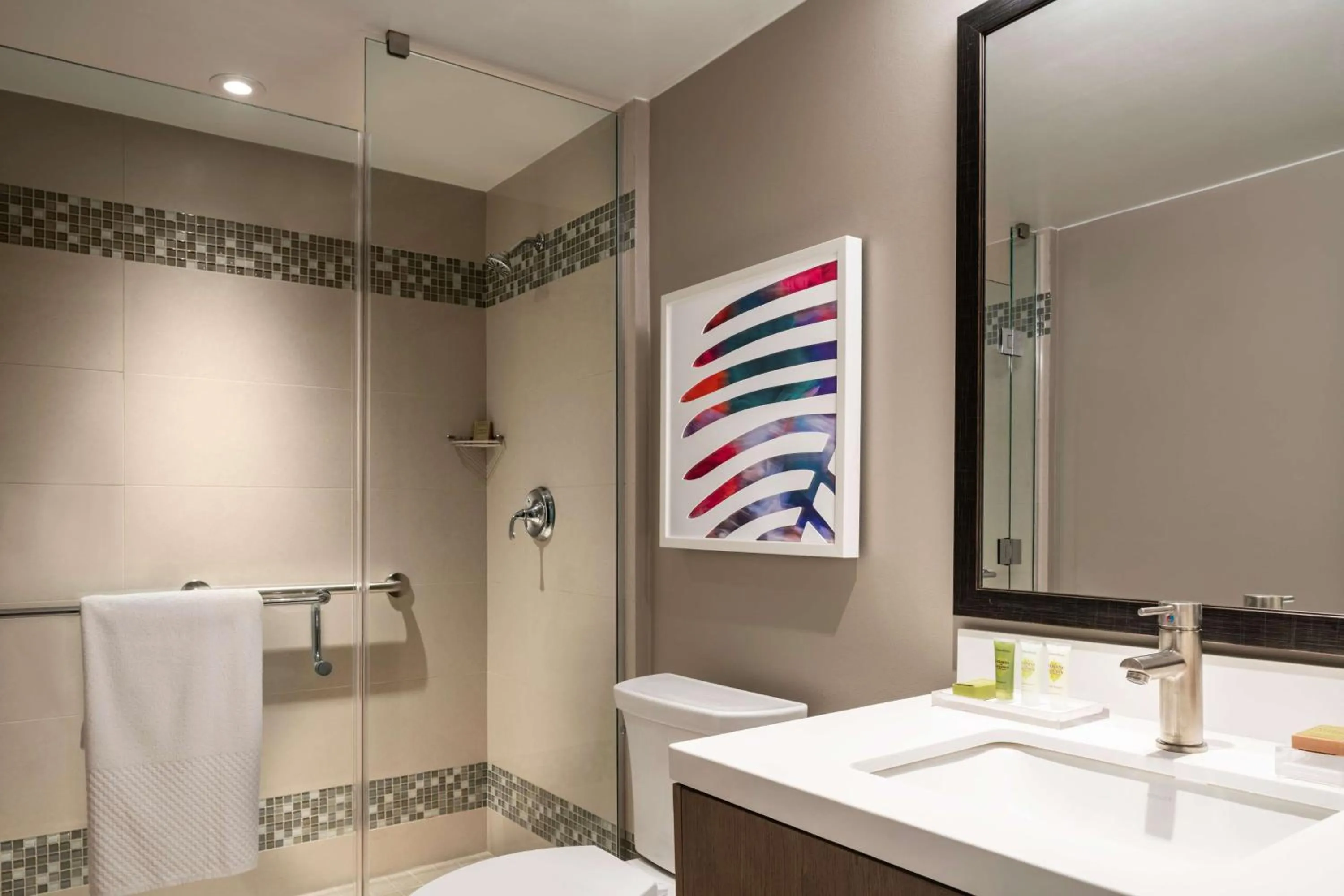 Bathroom in Caribe Hilton