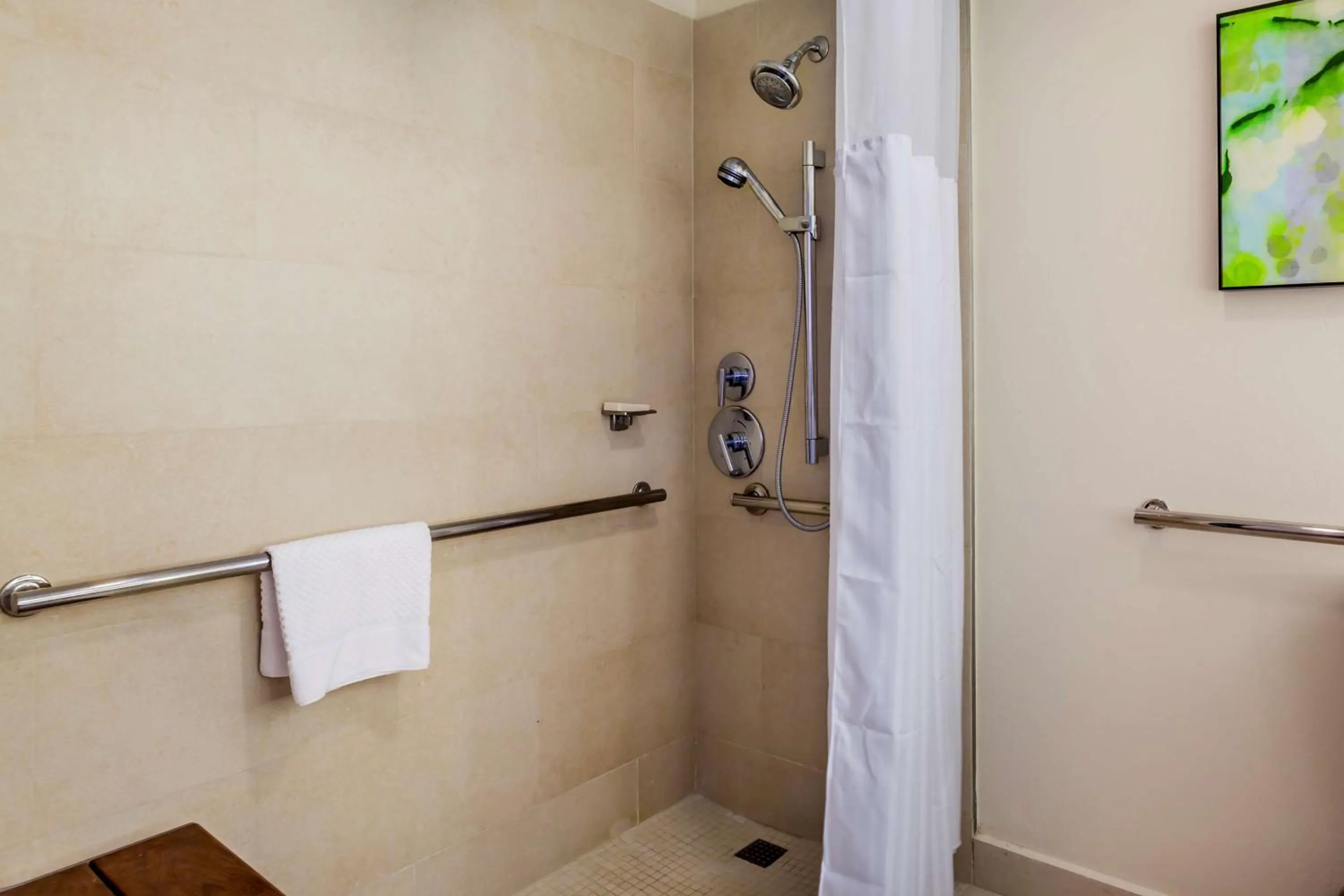 Bathroom in Caribe Hilton