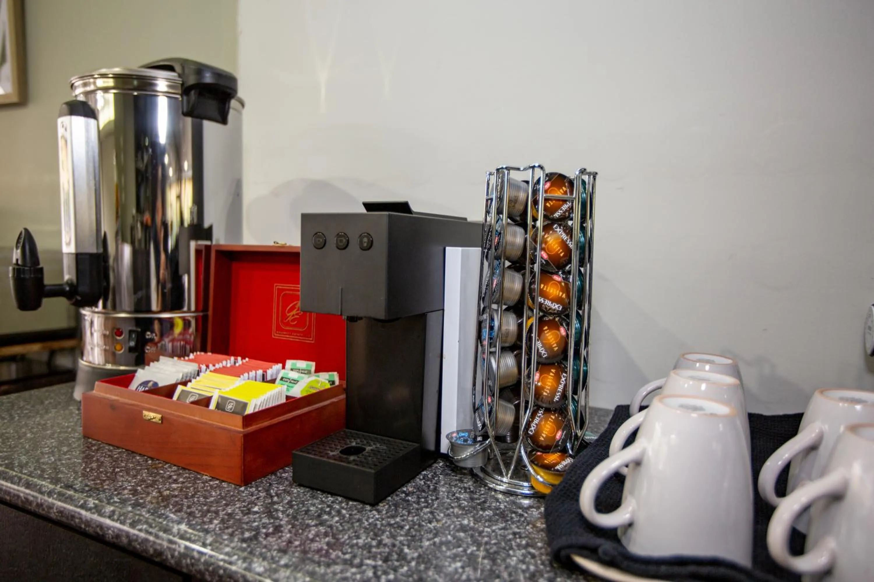 Drinks in The Olive Tree Motel