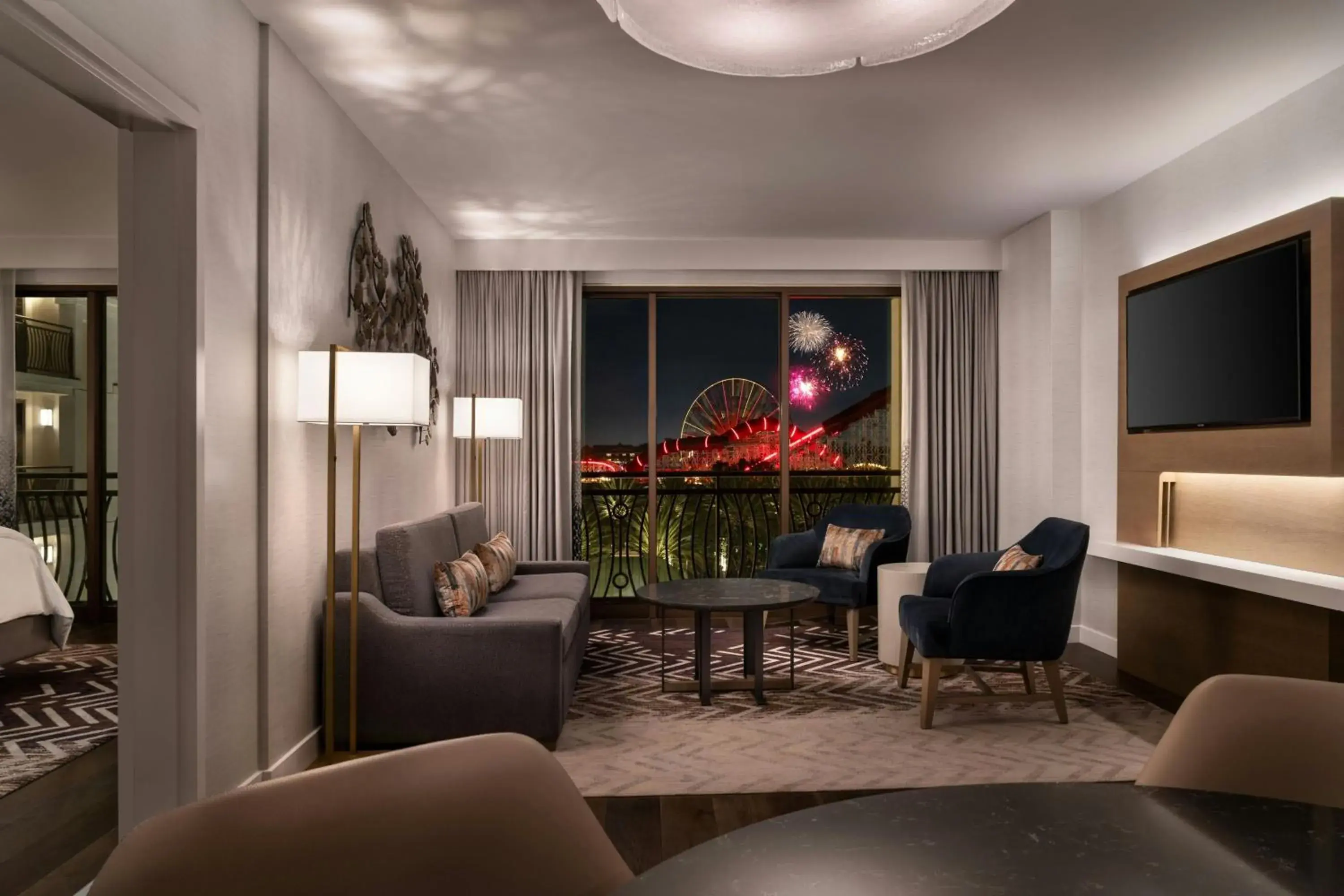 Theme Park View, 1 Bedroom Suite, 1 King, Sofa bed in The Westin Anaheim Resort Theme Park View, 1 Bedroom Suite, 1 King, Sofa bed in The Westin Anaheim Resort