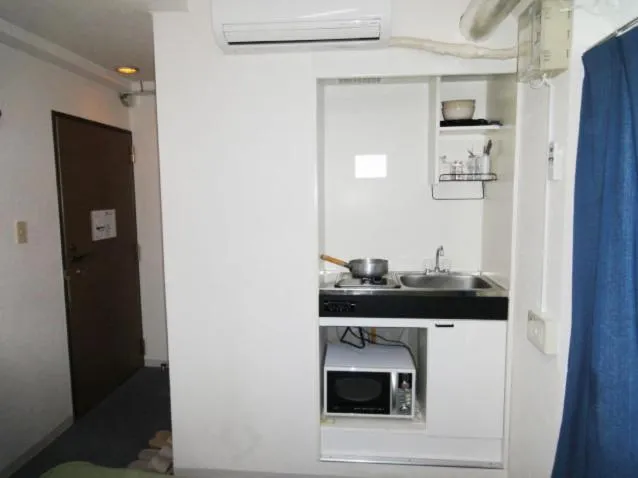 Kitchen or kitchenette in Soho Asakusa Hotel