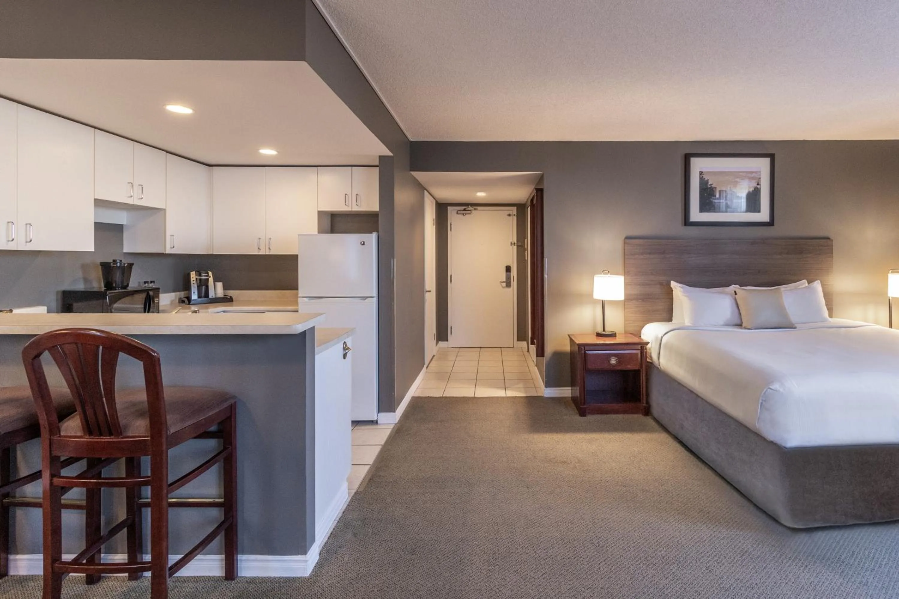 Bed in Hotel Faubourg Montreal Centre-Ville Downtown