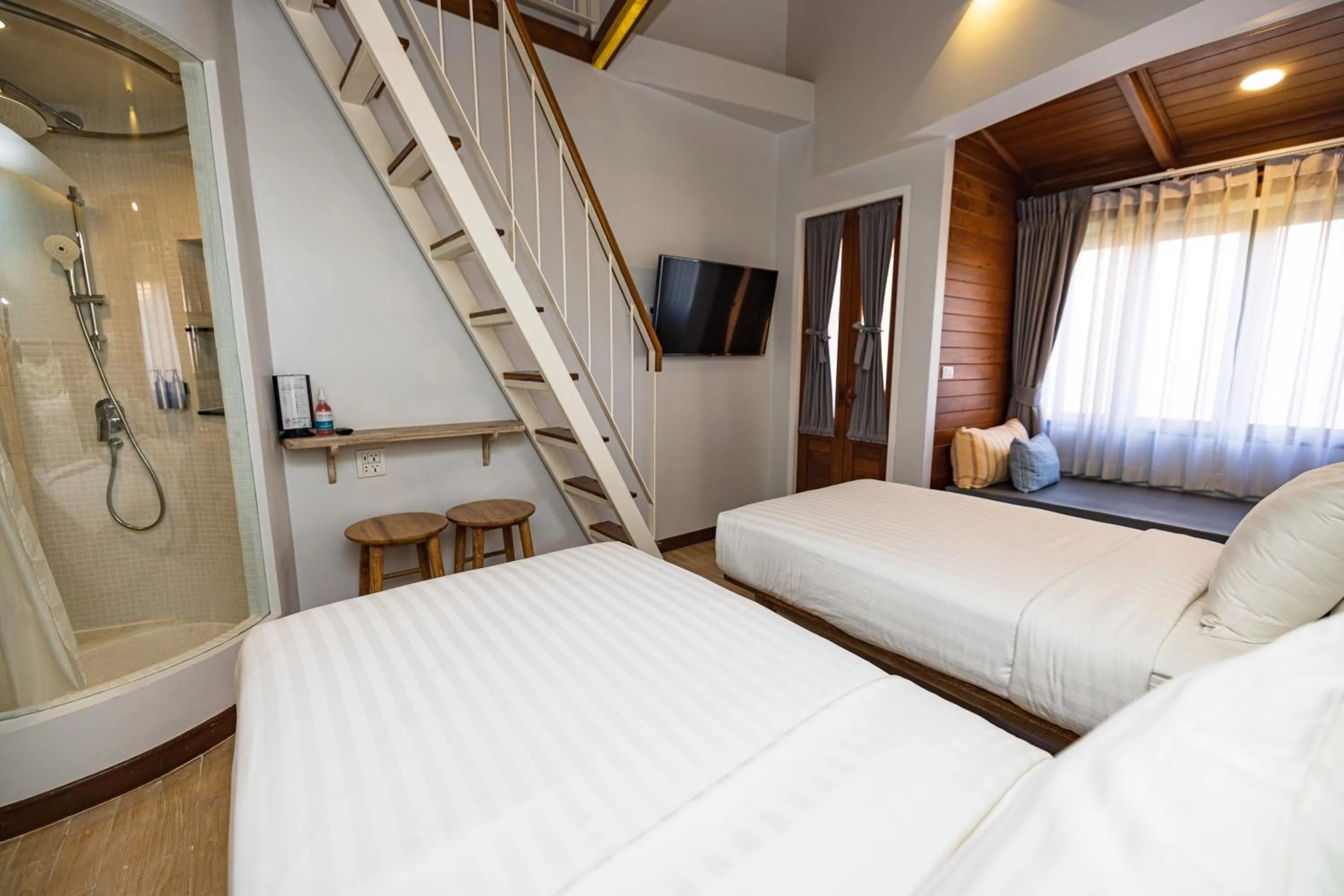 Bed in Pastell Oldtown Chiang Mai