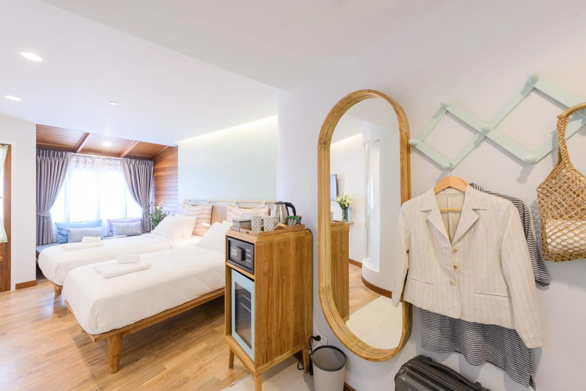 Coffee/tea facilities, Bed in Pastell Oldtown Chiang Mai