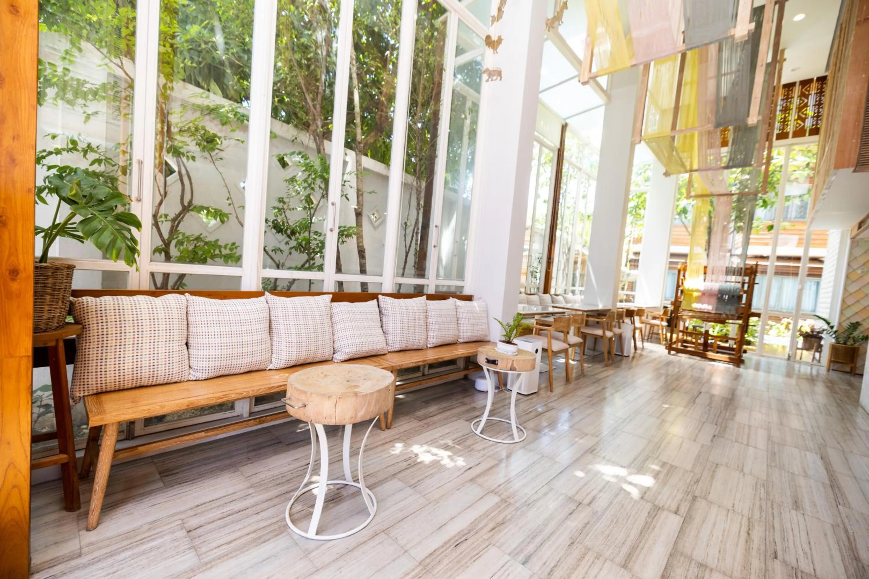 Living room in Pastell Oldtown Chiang Mai