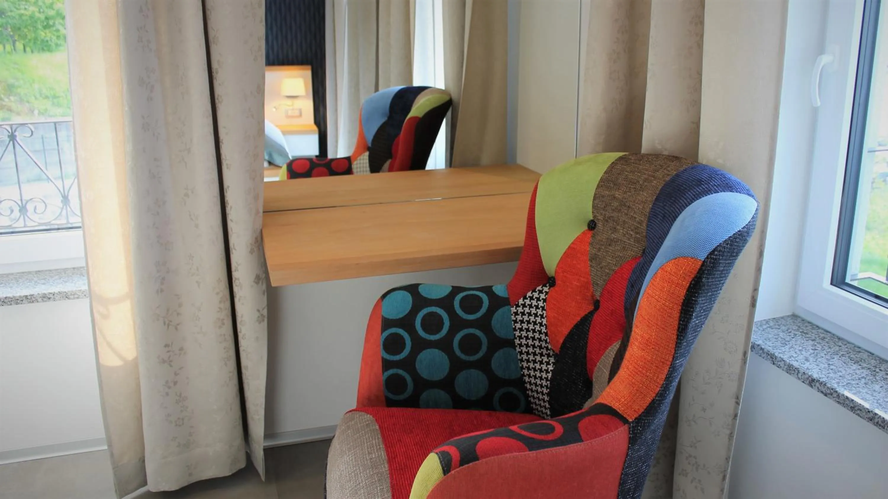 Seating area in Vila Burbonka