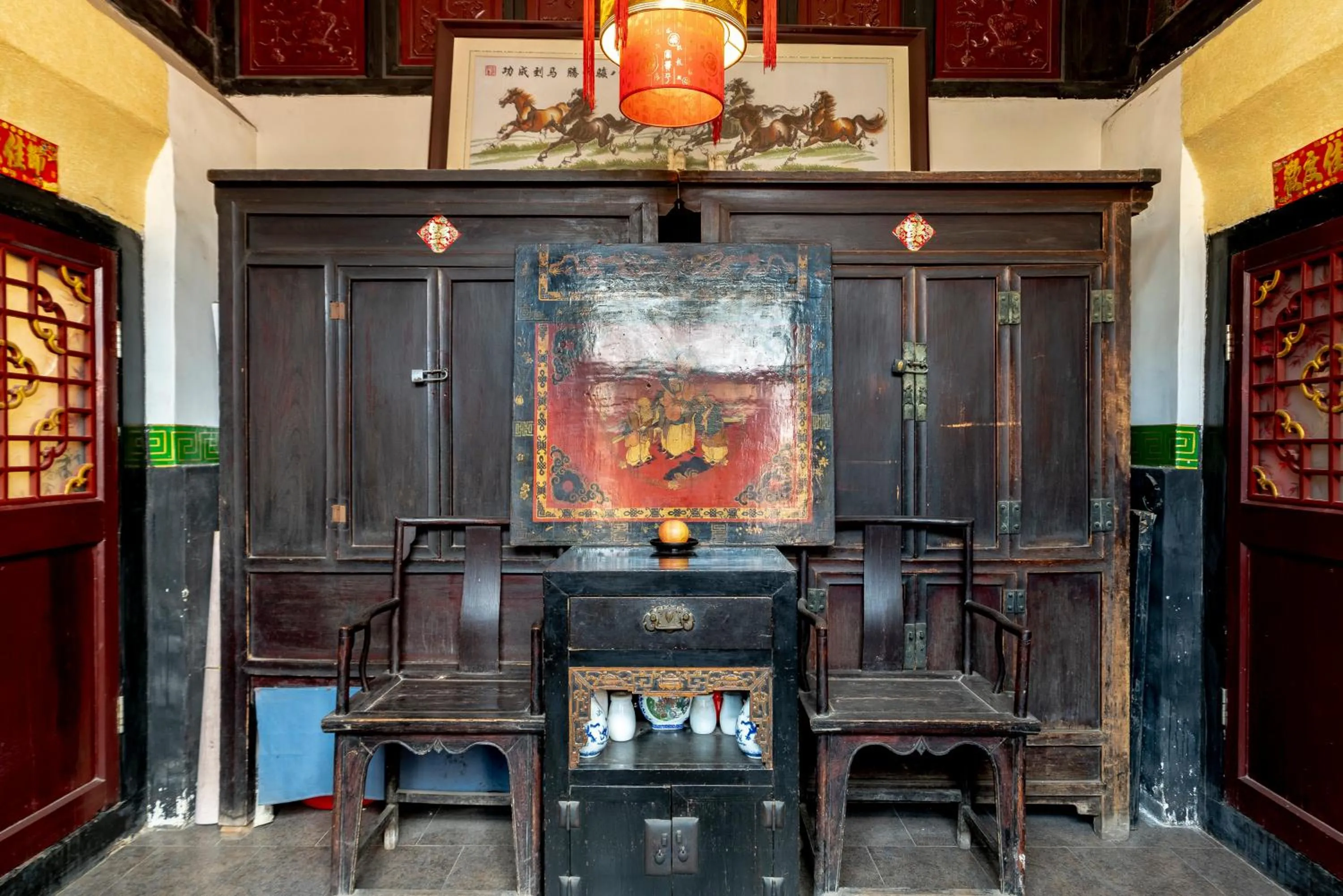 Dining area in Pingyao Ji Family Courtyard Inn