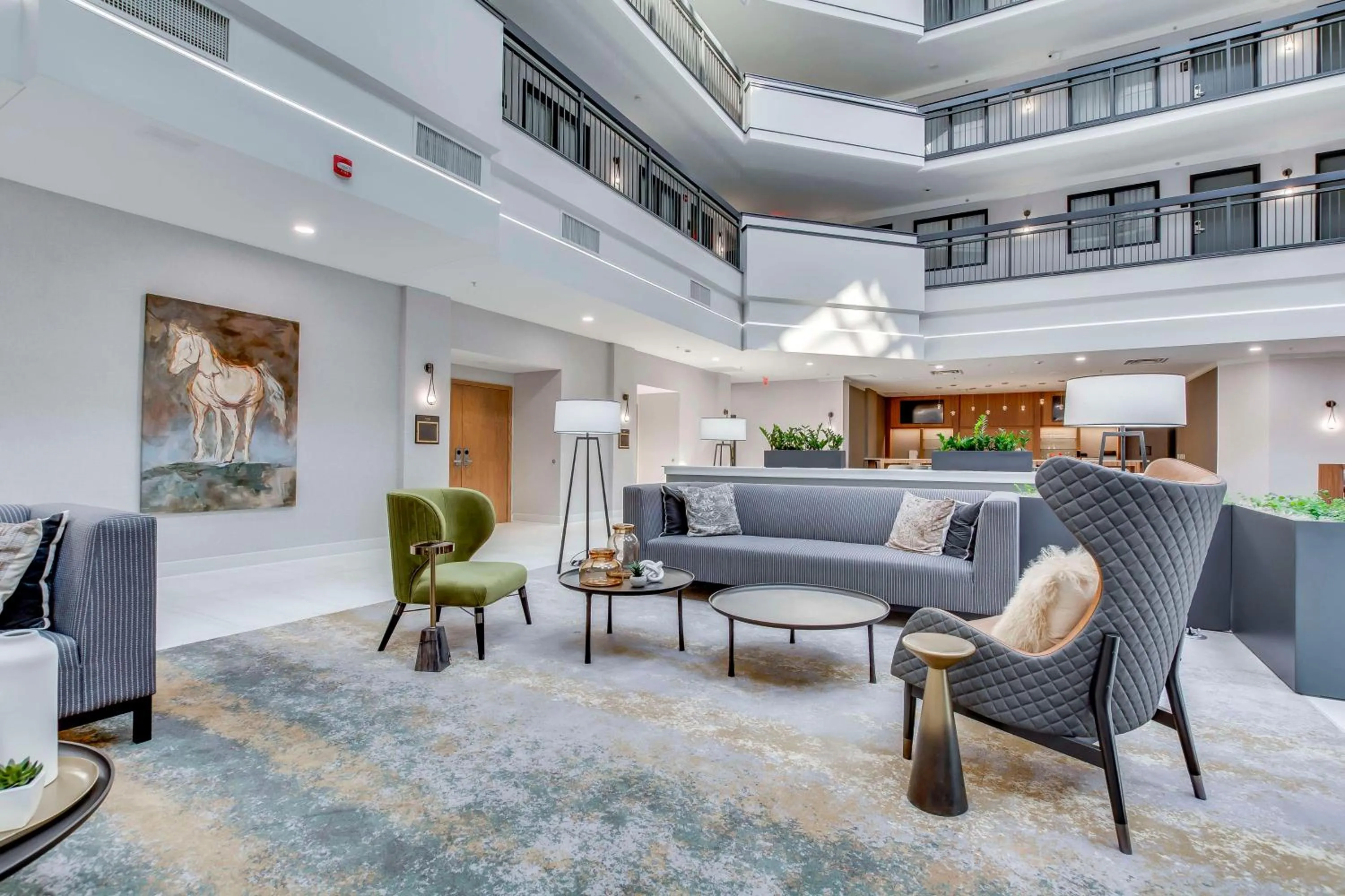 Lobby or reception in Embassy Suites by Hilton Louisville East