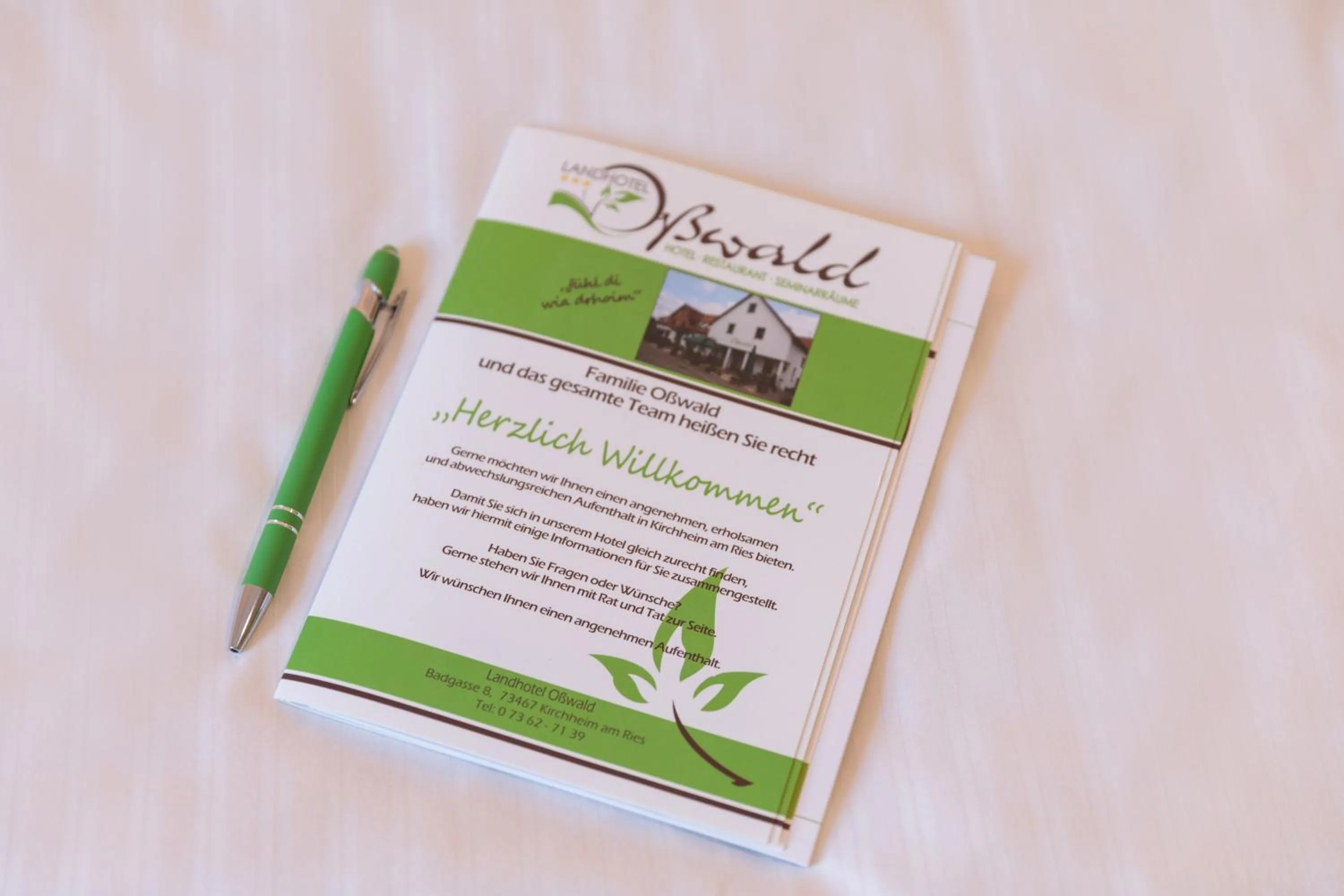Logo/Certificate/Sign in Landhotel Oßwald