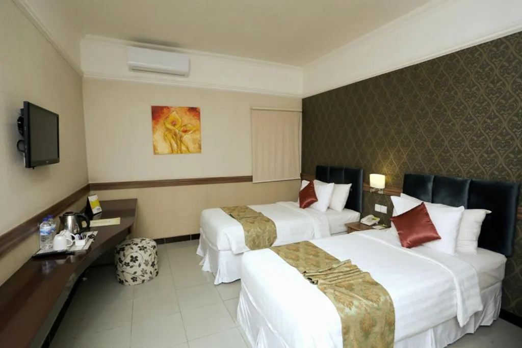Bed in Amarelo Hotel Solo
