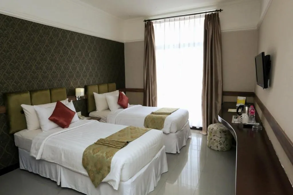 Bed in Amarelo Hotel Solo