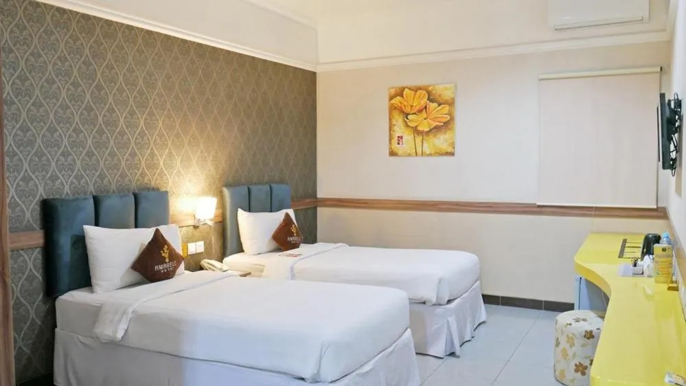Bed in Amarelo Hotel Solo
