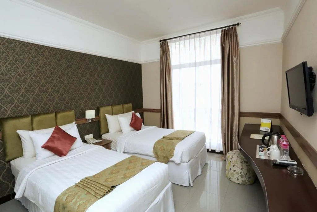 Bed in Amarelo Hotel Solo