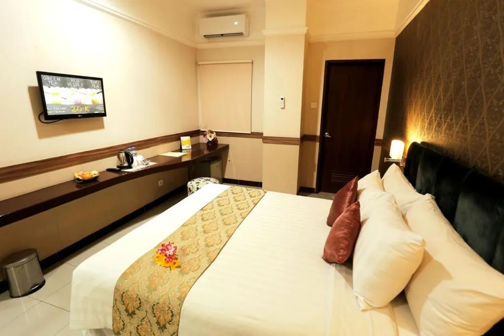 Bed in Amarelo Hotel Solo