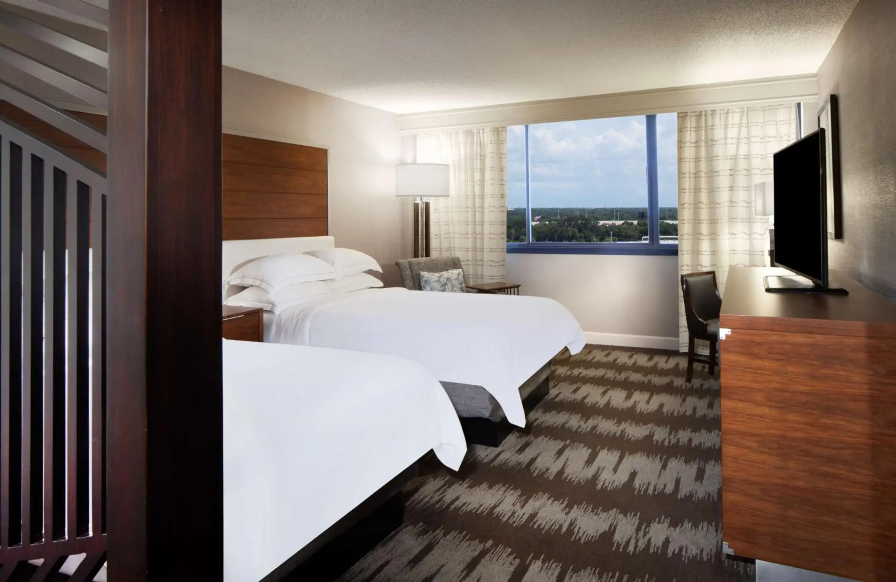 Room with Two Double Beds and Bath Tub - Mobility Access - Non-Smoking in Hilton Tampa Airport Westshore Room with Two Double Beds and Bath Tub - Mobility Access - Non-Smoking in Hilton Tampa Airport Westshore