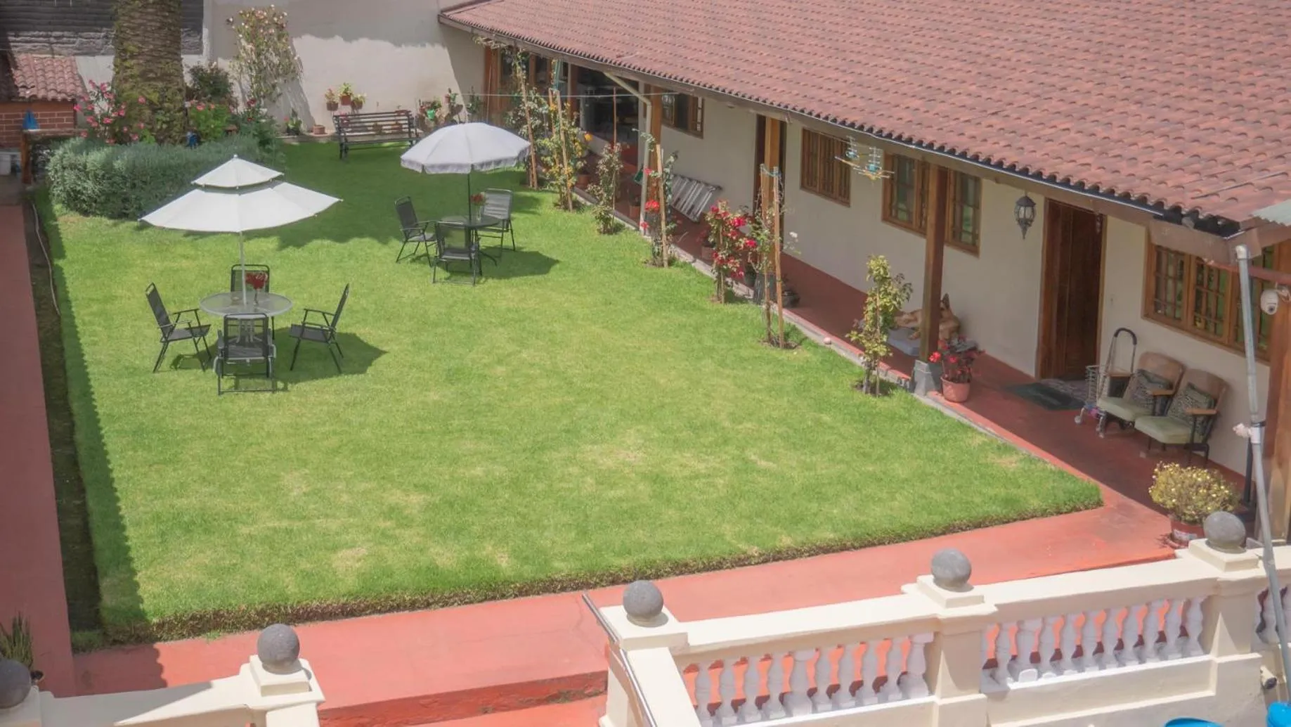 Garden in Boutique Hotel in Quito Hotel Casona 1914