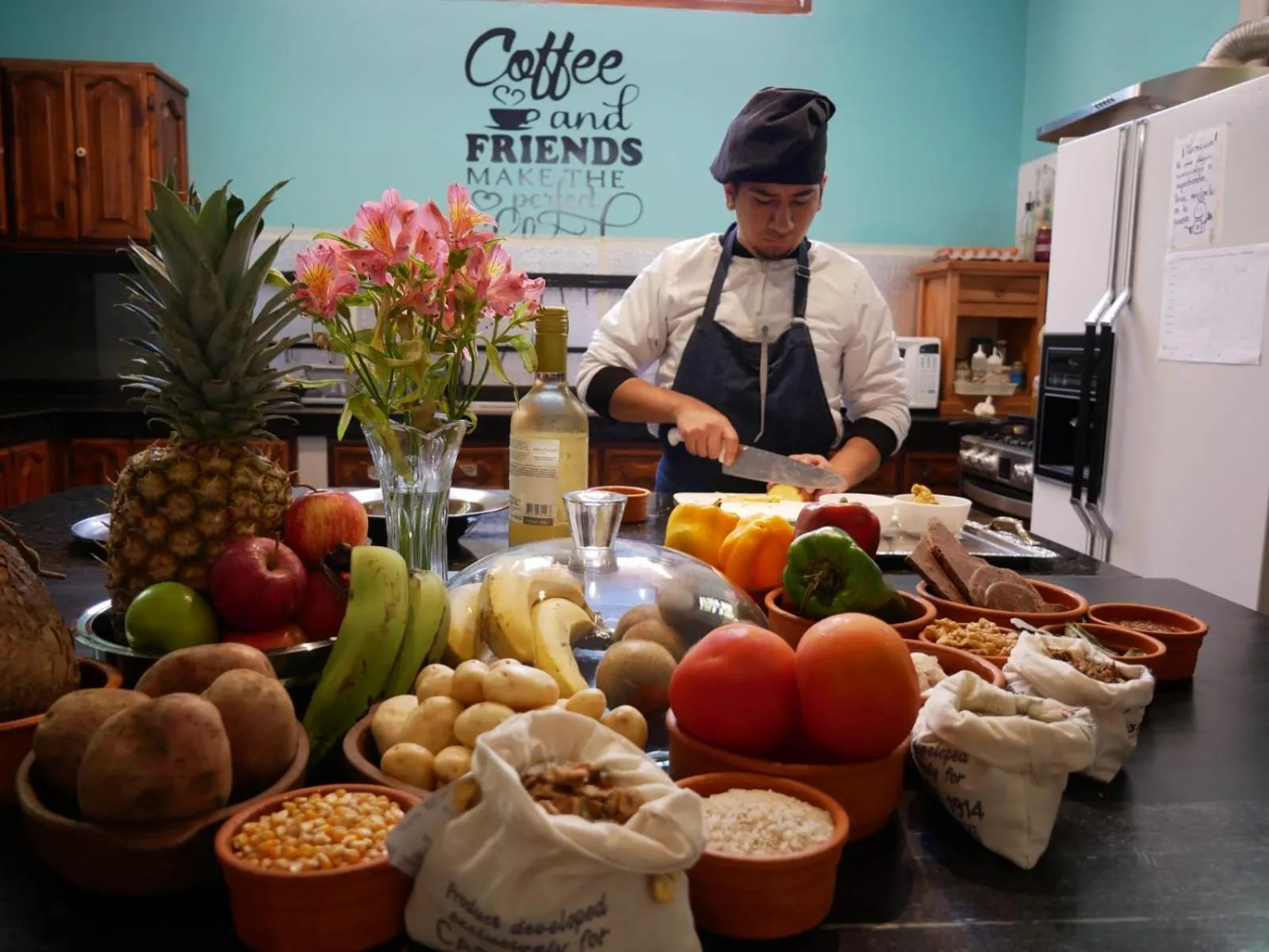 kitchen in Boutique Hotel in Quito Hotel Casona 1914