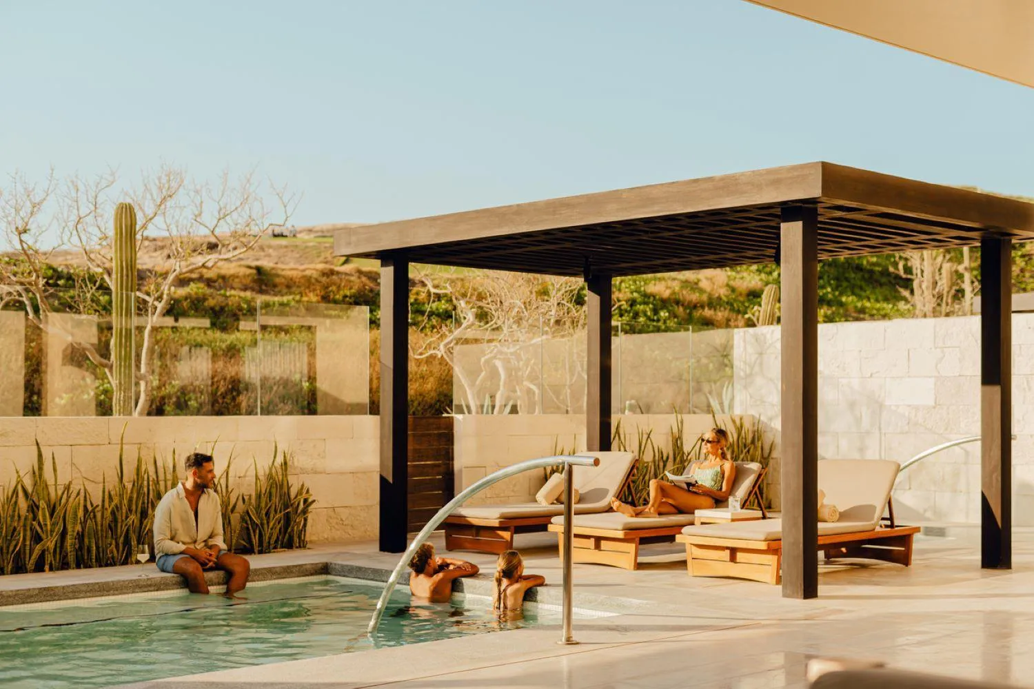 Pool view in Nobu Hotel Los Cabos