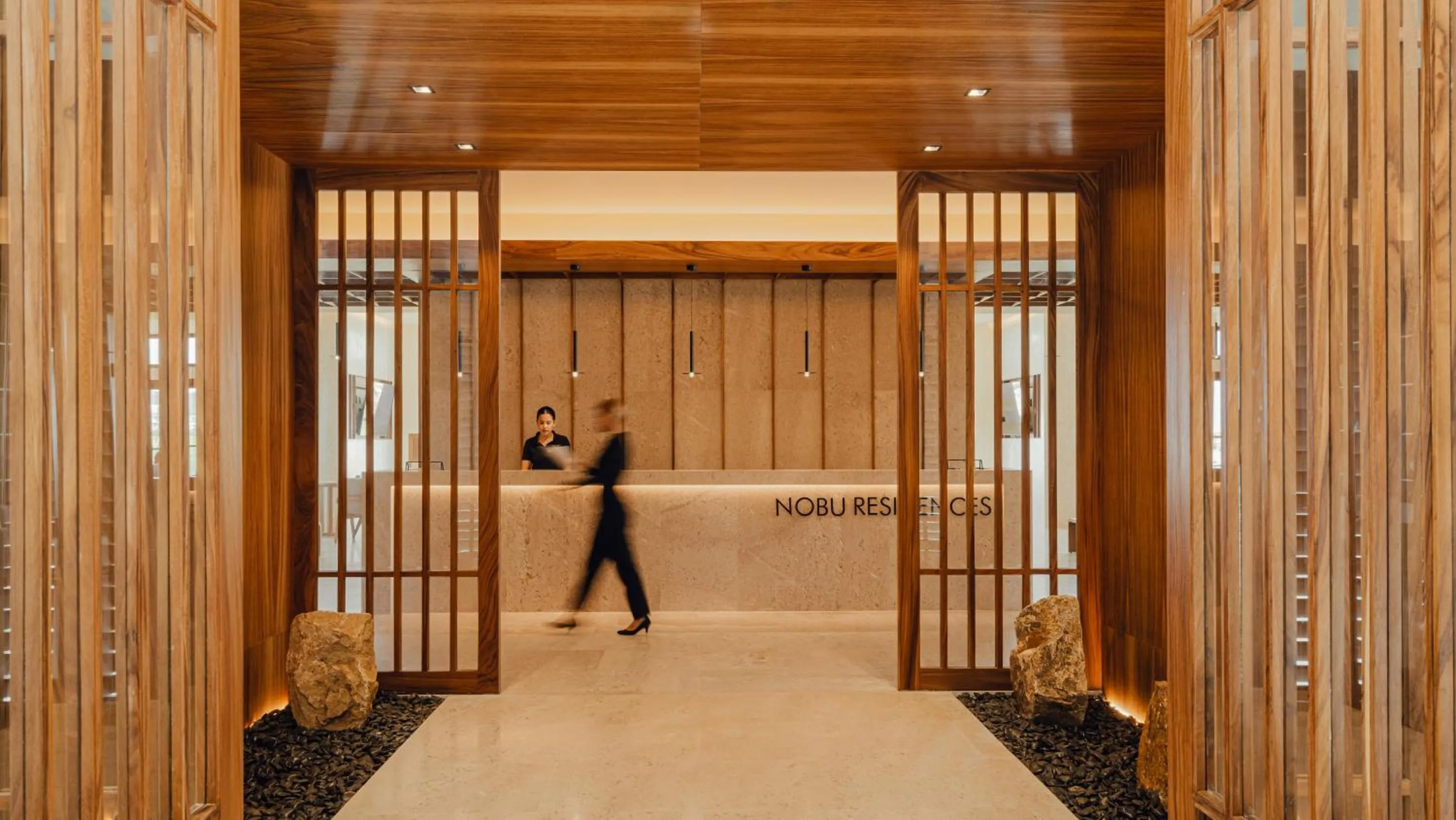 Lobby or reception in Nobu Hotel Los Cabos