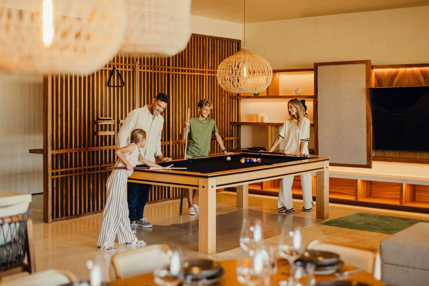 Living room in Nobu Hotel Los Cabos