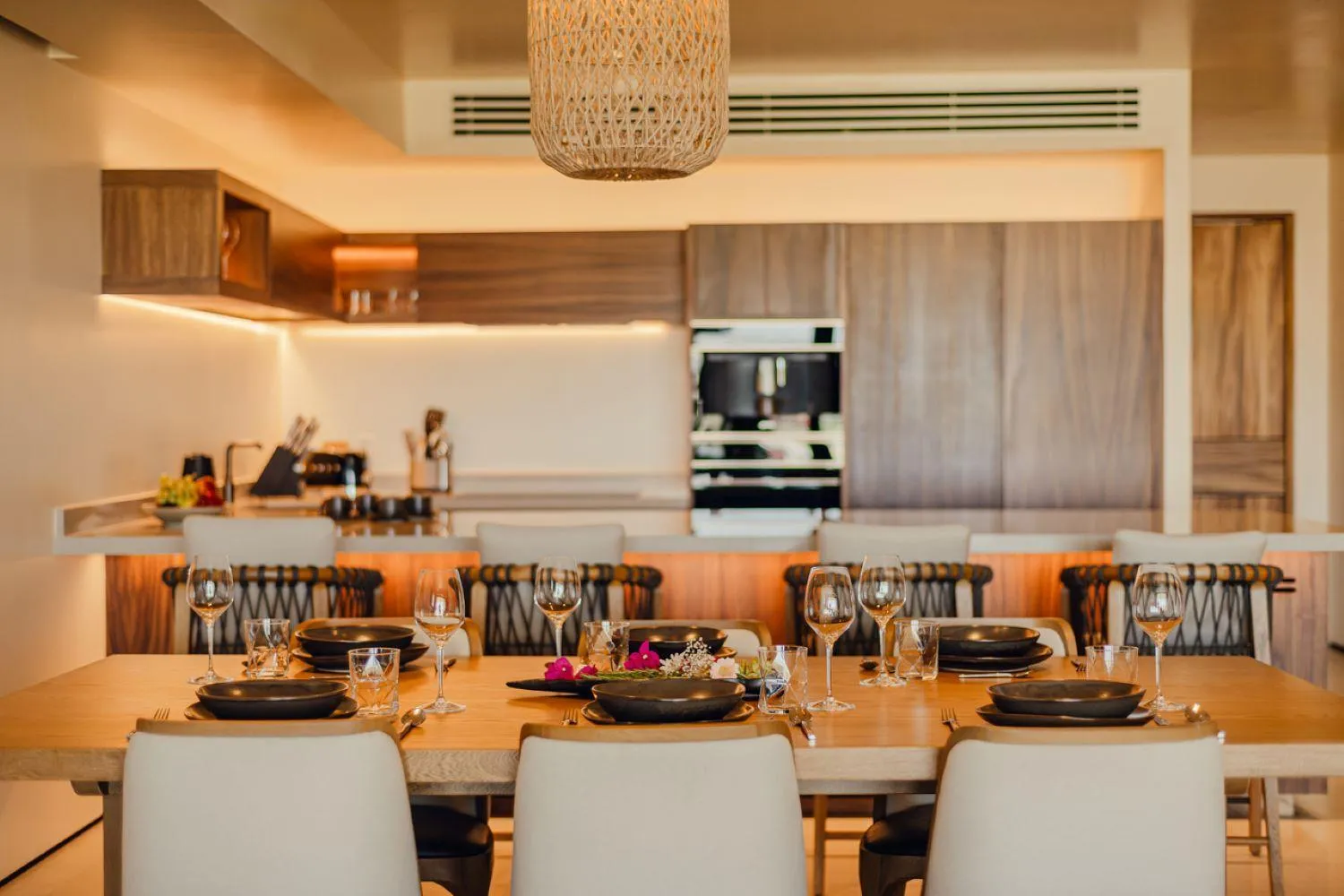 kitchen in Nobu Hotel Los Cabos