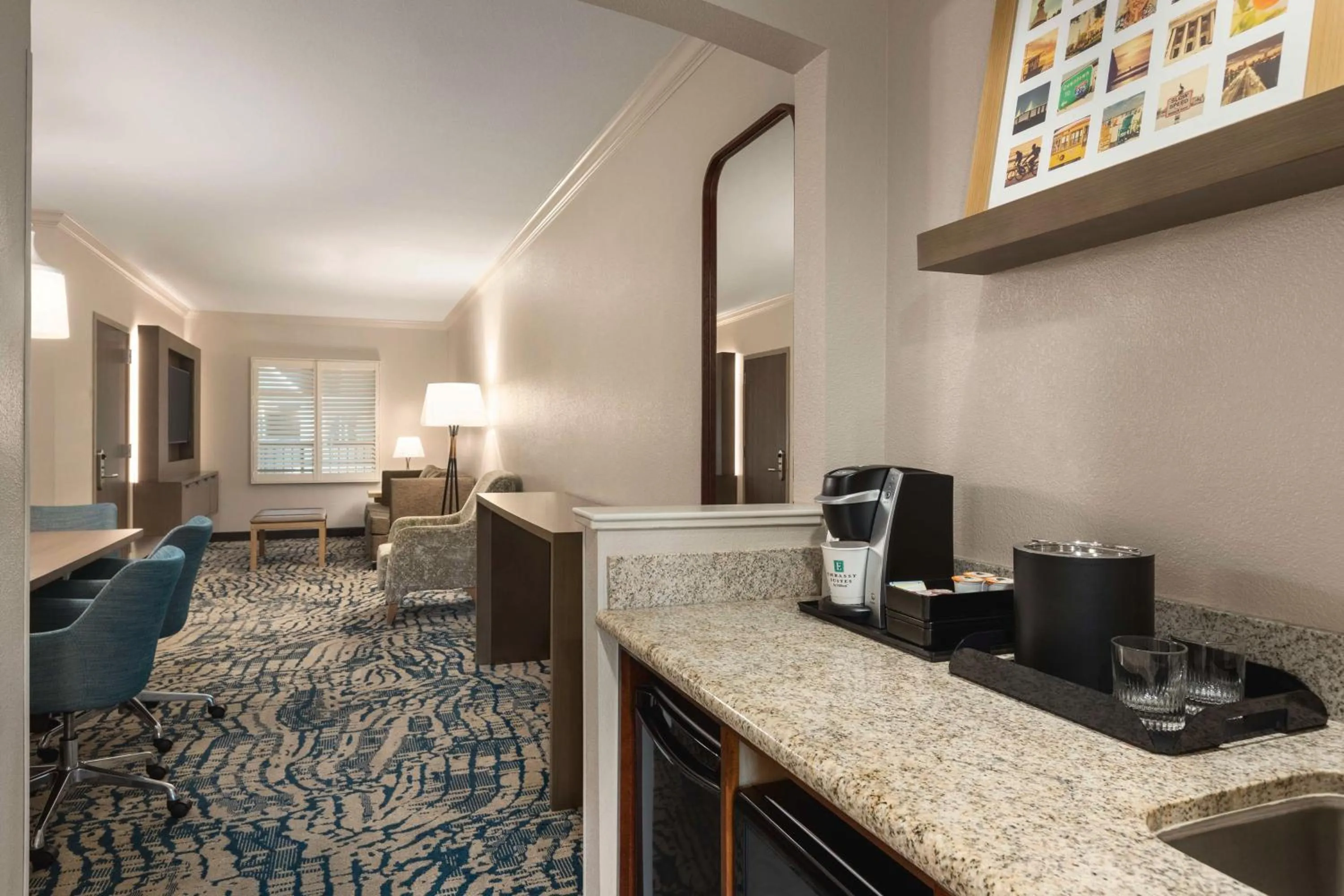 Living room in Embassy Suites by Hilton Tampa Downtown Convention Center