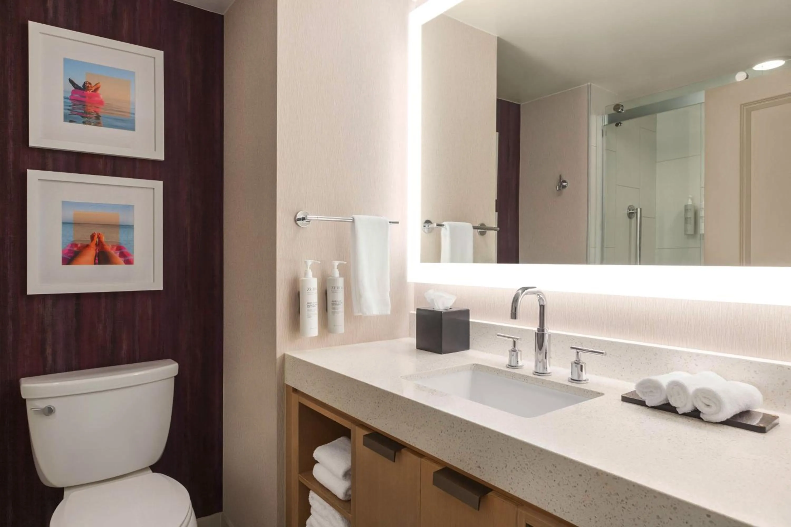 Bathroom in Embassy Suites by Hilton Tampa Downtown Convention Center