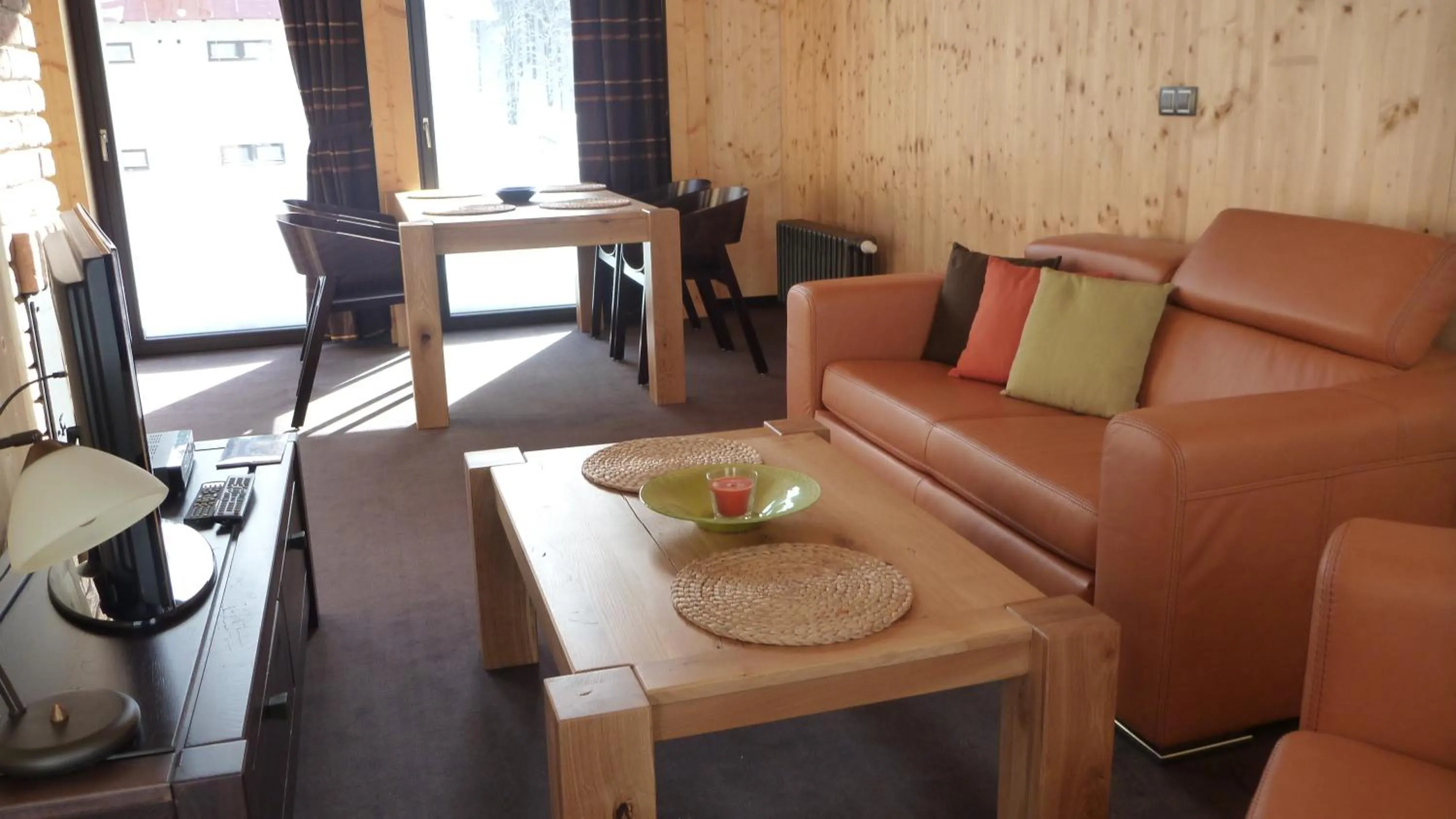 Seating area in Krakonošova Dílna "WOODHAUS"