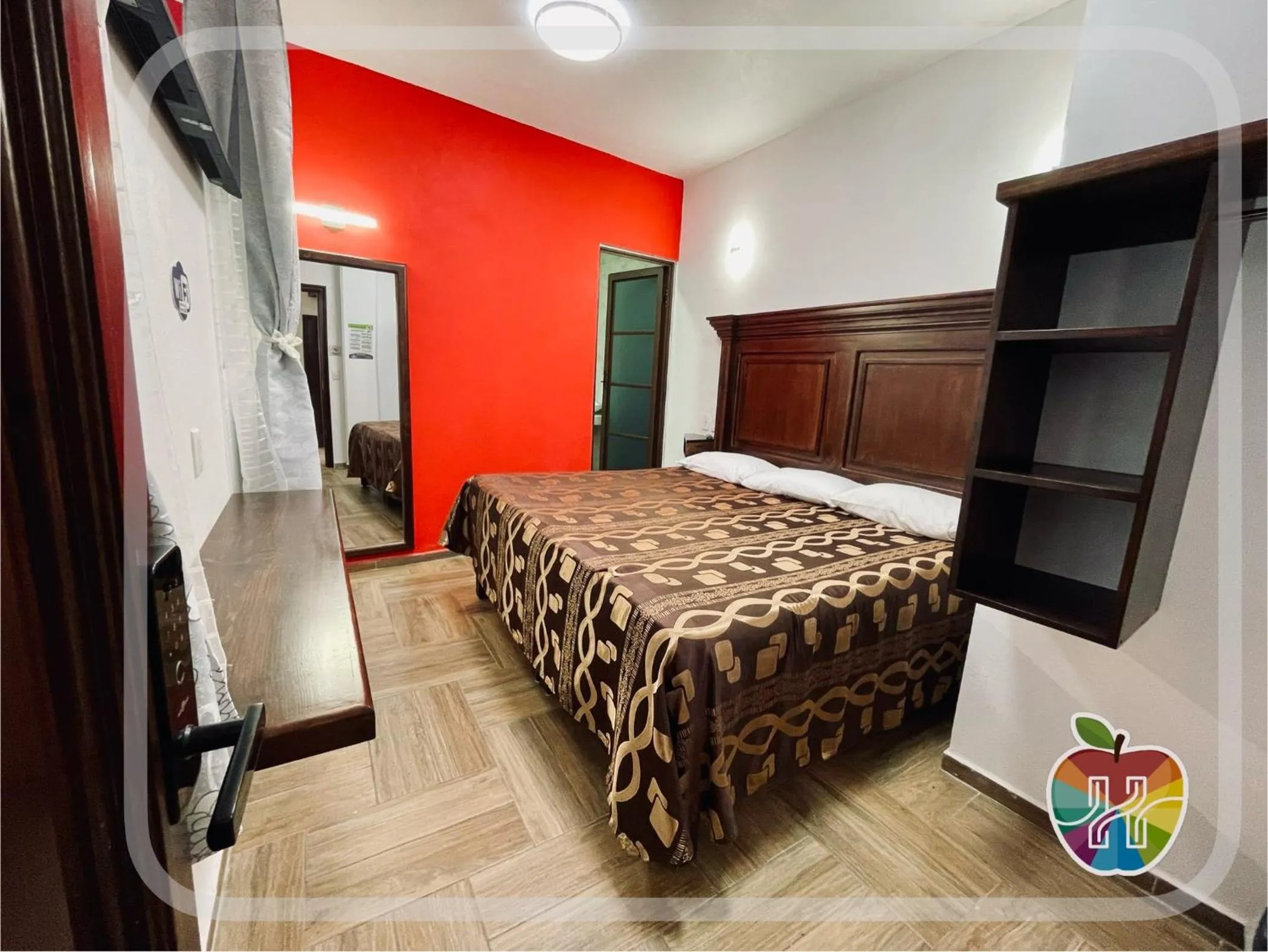 Bed in HOTEL LA GRAN MANZANA