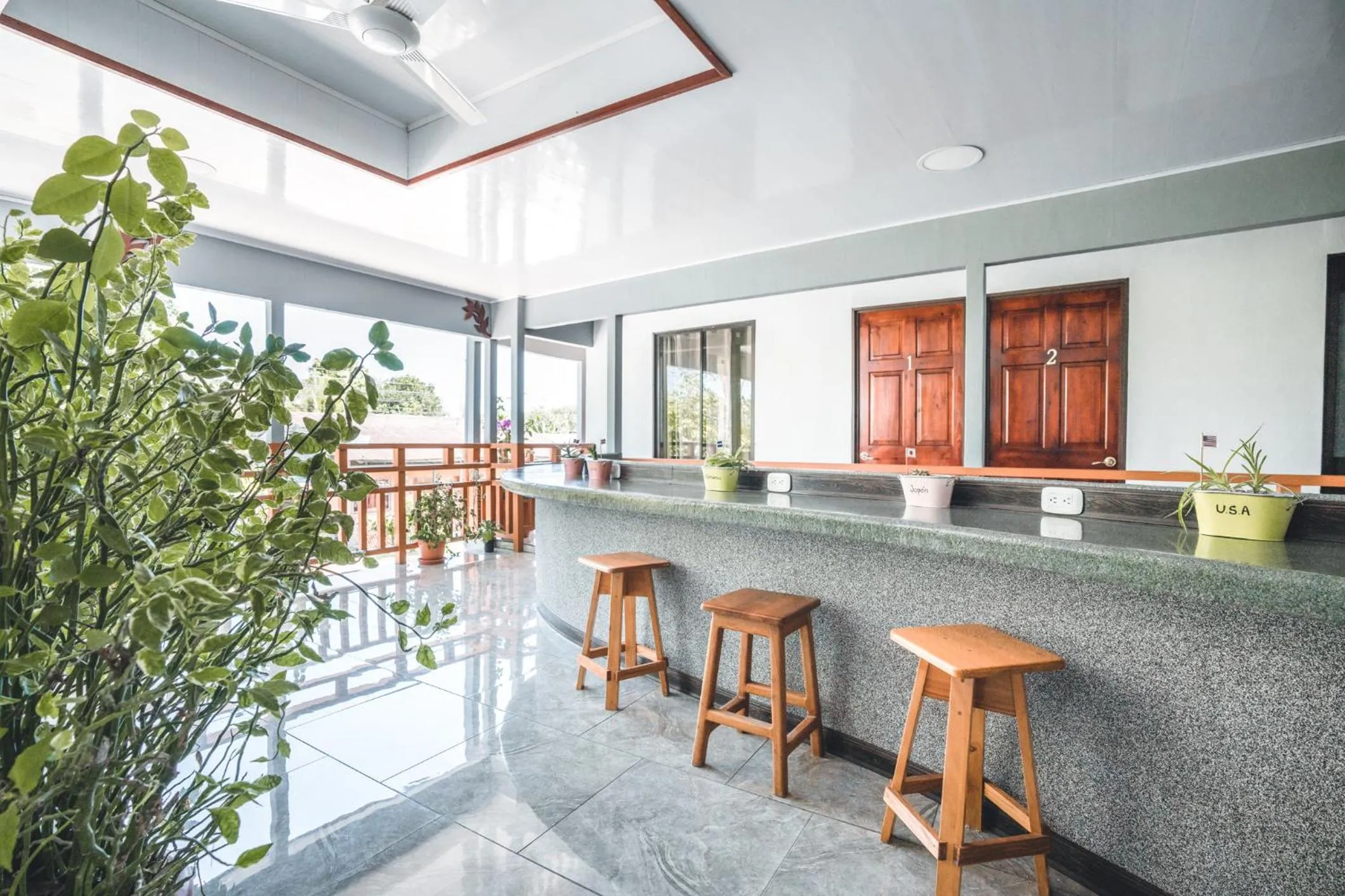 Balcony/Terrace in Hotel Hoja de Oro Corcovado