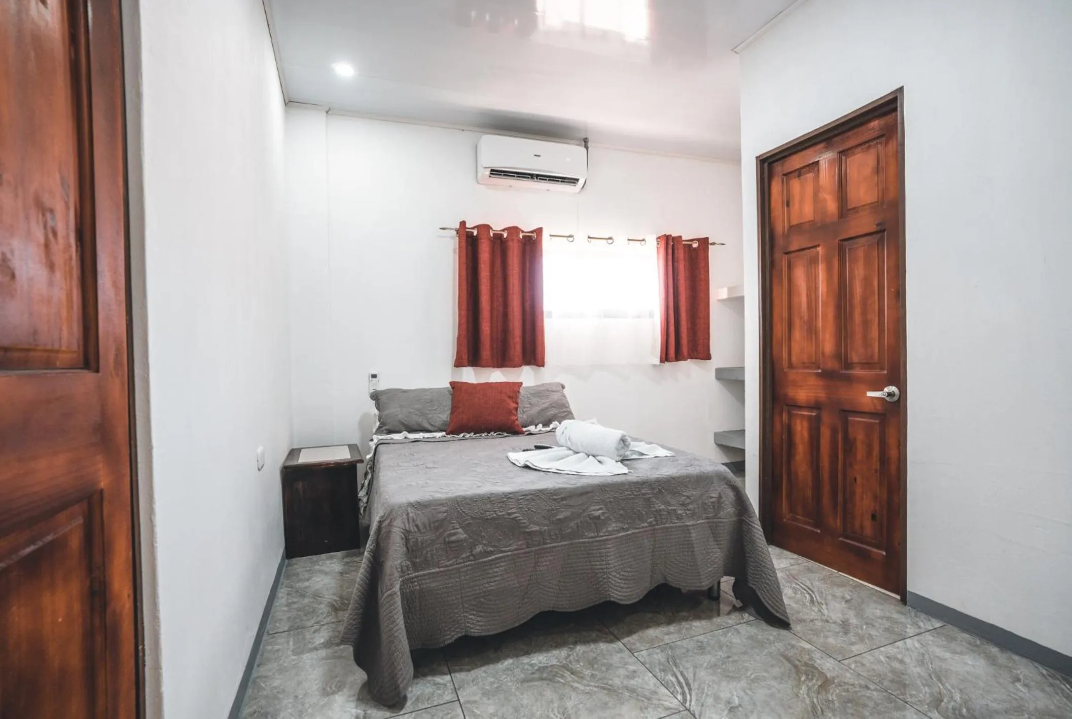 Bed in Hotel Hoja de Oro Corcovado