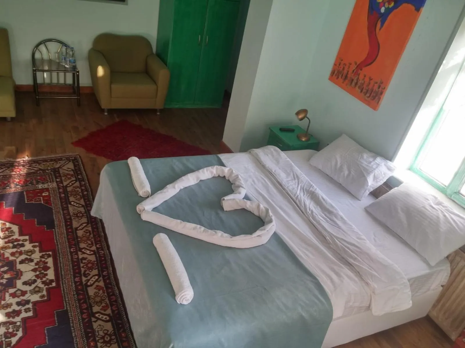 Photo of the whole room, Bed in KEMAL STONE HOUSE HOTEL.