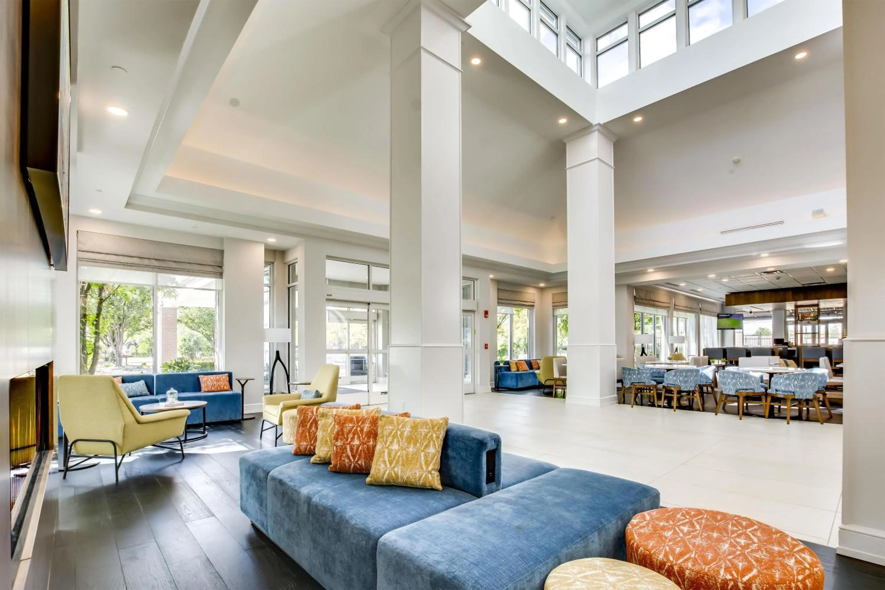 Lobby or reception in Hilton Garden Inn Louisville Airport