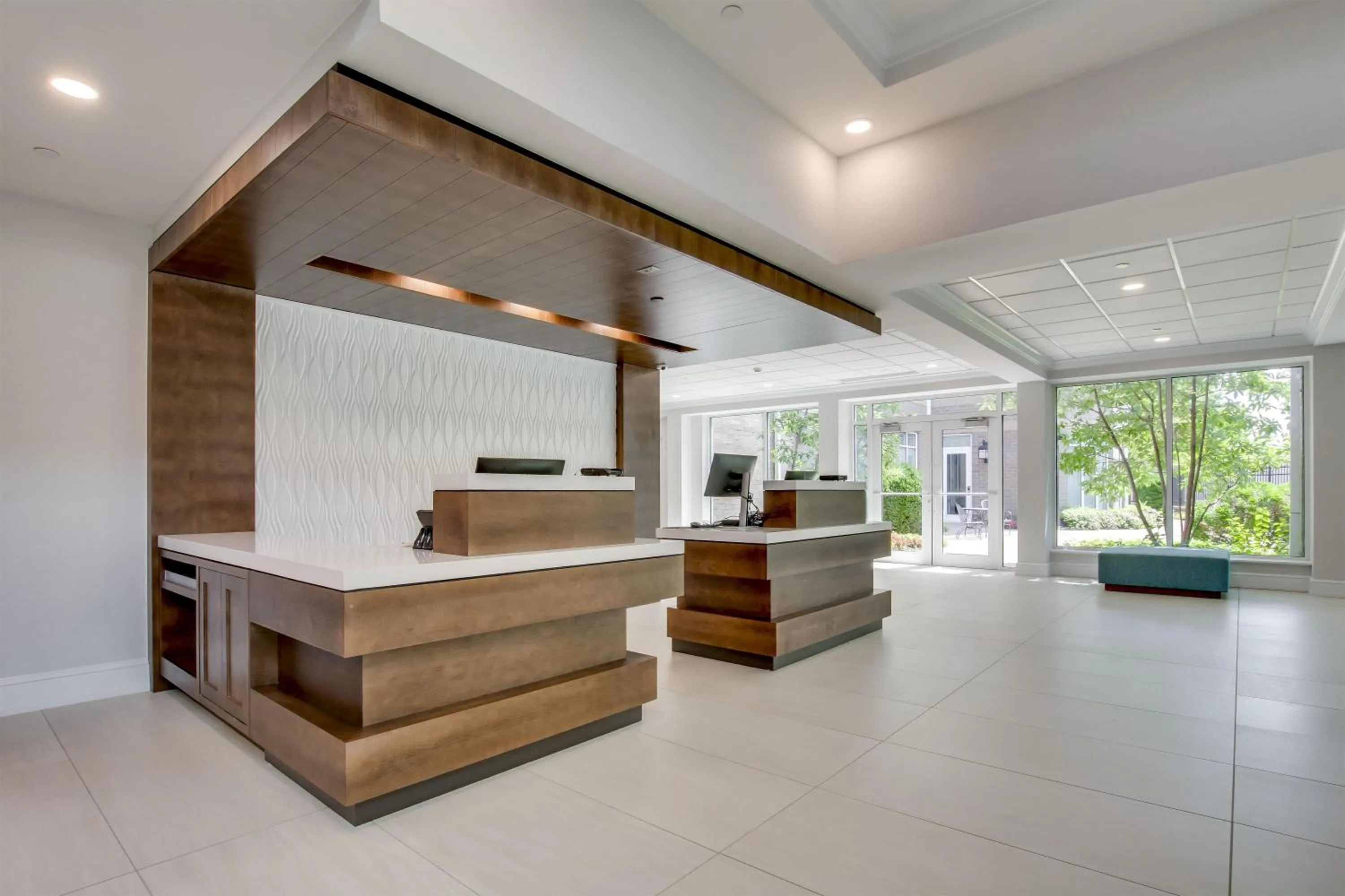 Lobby or reception in Hilton Garden Inn Louisville Airport