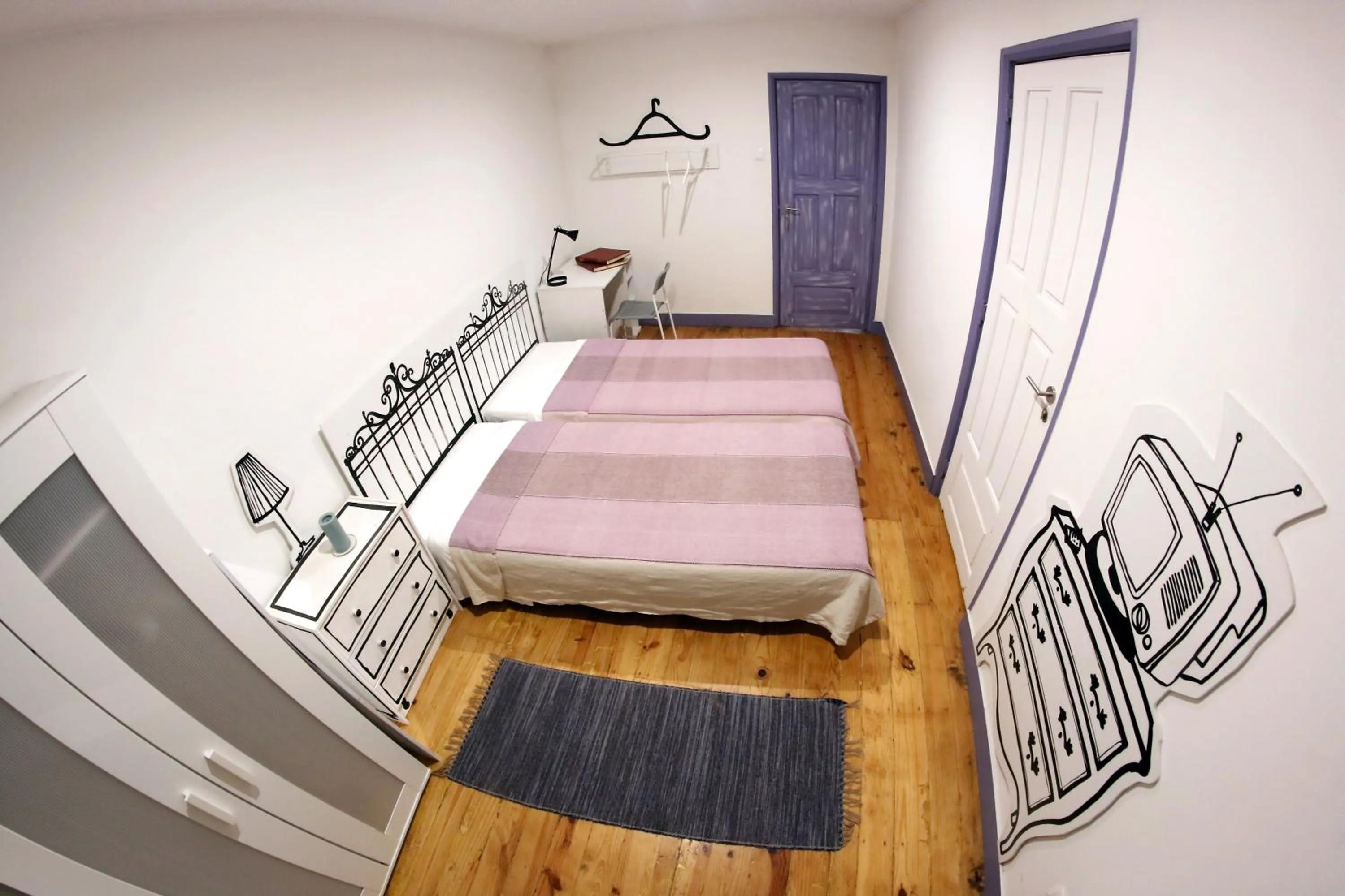 Bedroom, Bed in My Hostel