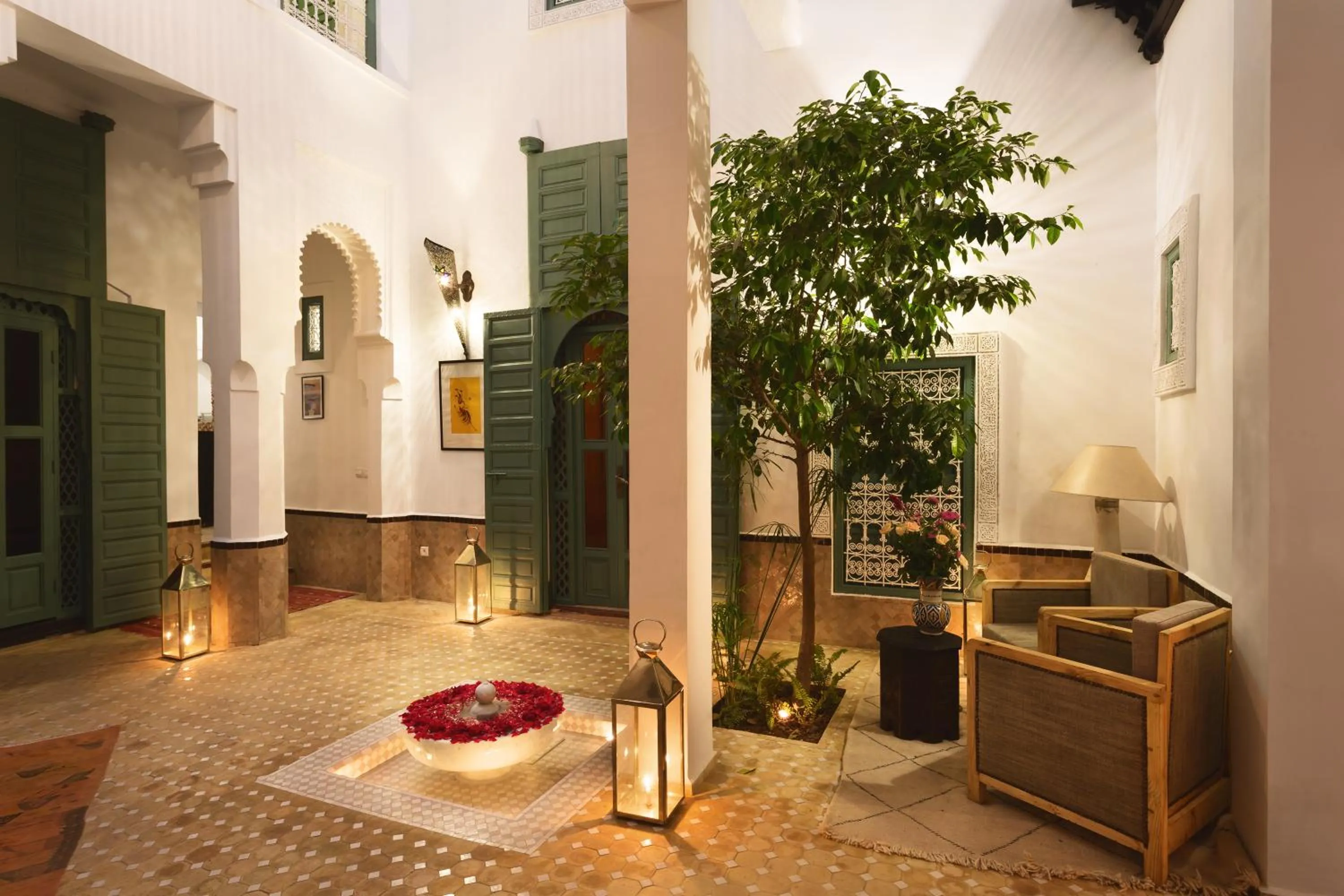 Patio in Riad Swaka